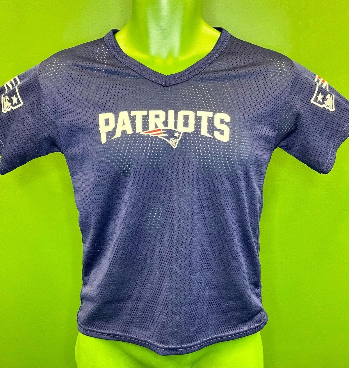 NFL New England Patriots Franklin Mesh Jersey Youth Medium 10-12