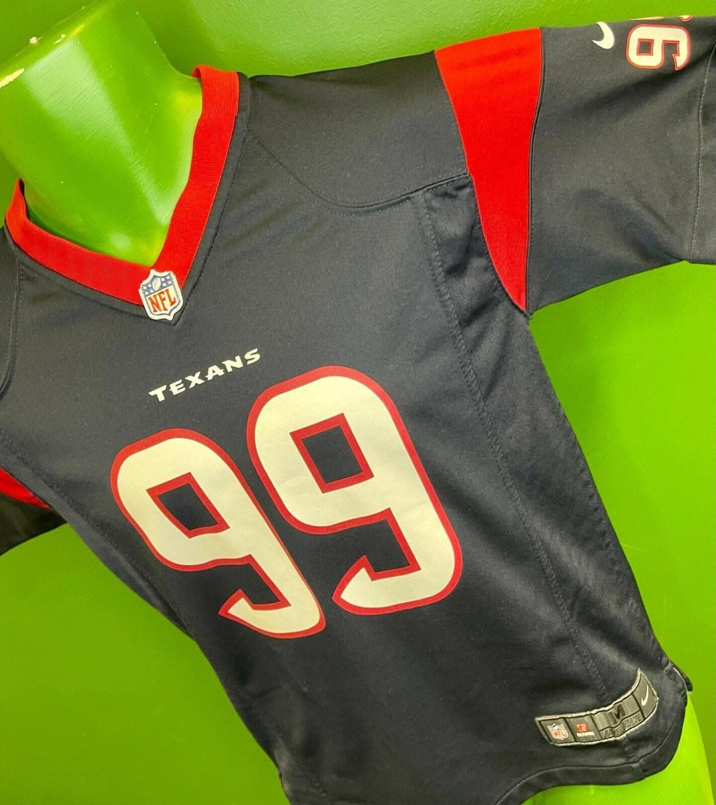 NFL Houston Texans J J Watt #99 Game Jersey Youth Medium 10-12