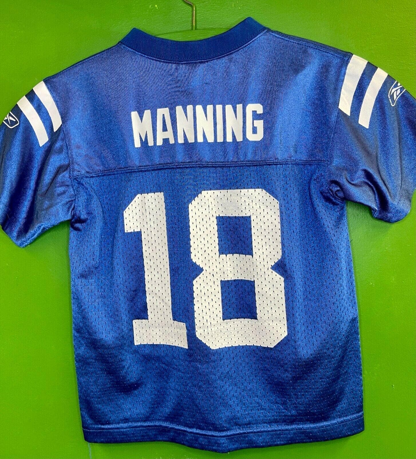 NFL Indianapolis Colts Peyton Manning #18 Reebok Jersey Youth Med 10-12