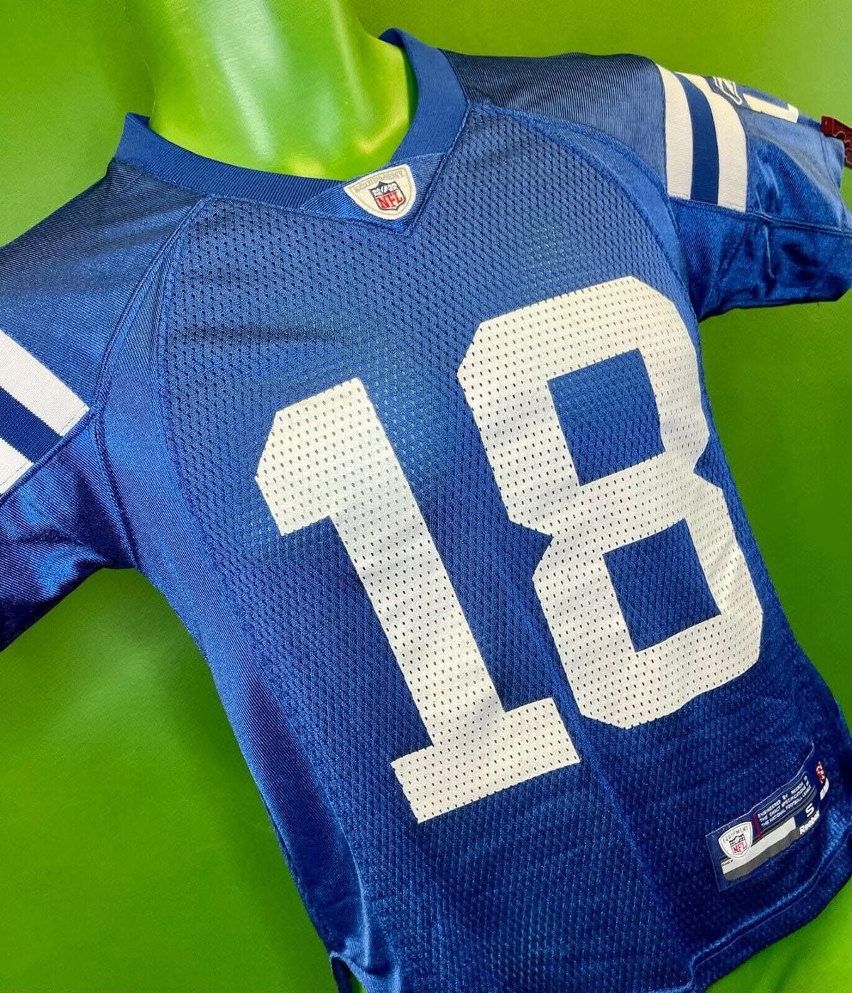 NFL Indianapolis Colts Peyton Manning #18 Reebok Jersey Youth Small 8