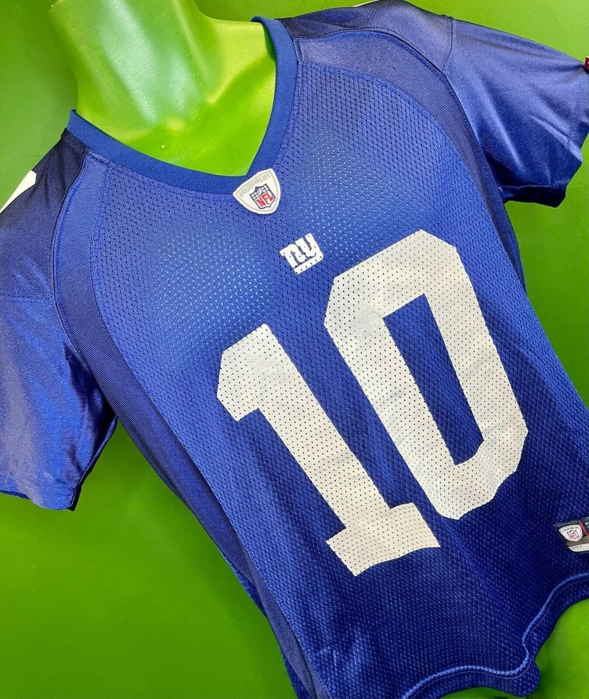 NFL New York Giants Eli Manning #10 Reebok Jersey Women's Medium