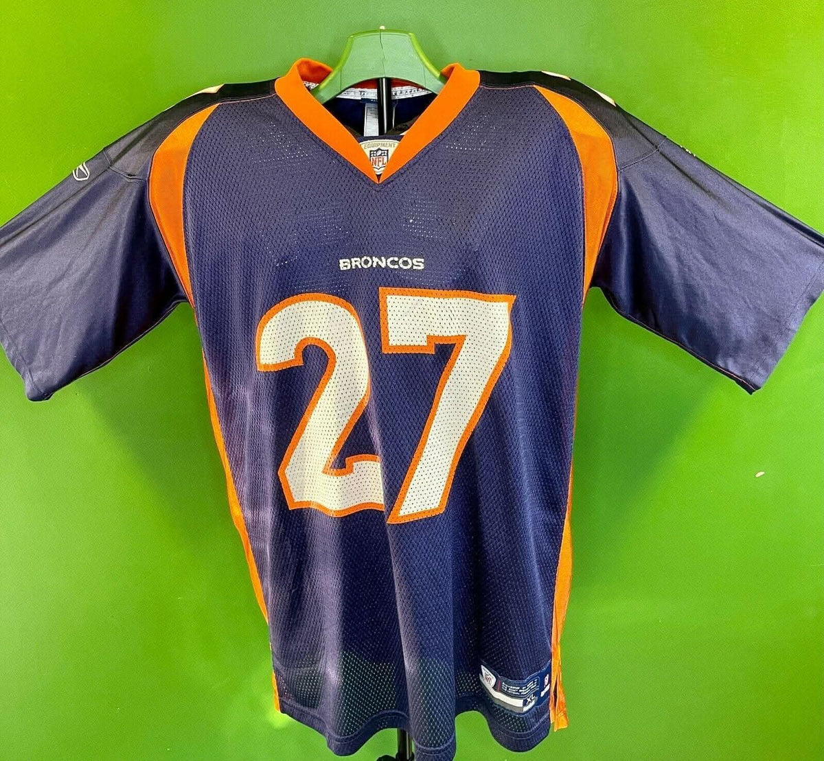 NFL Denver Broncos Noshawn Moreno #27 Reebok Jersey Men's X-Large