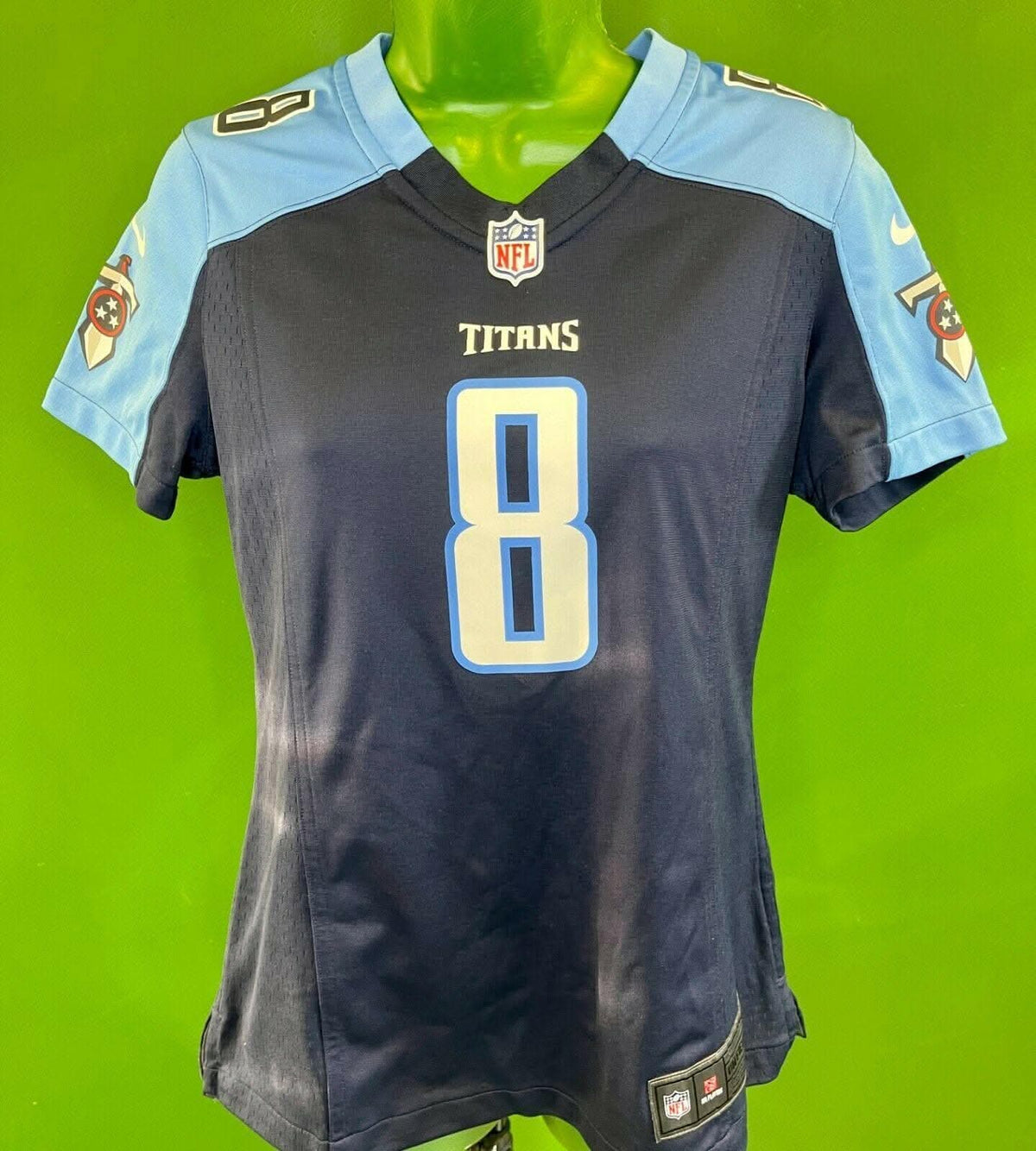 NFL Tennessee Titans Marcus Mariota #8 Game Jersey Women's Medium