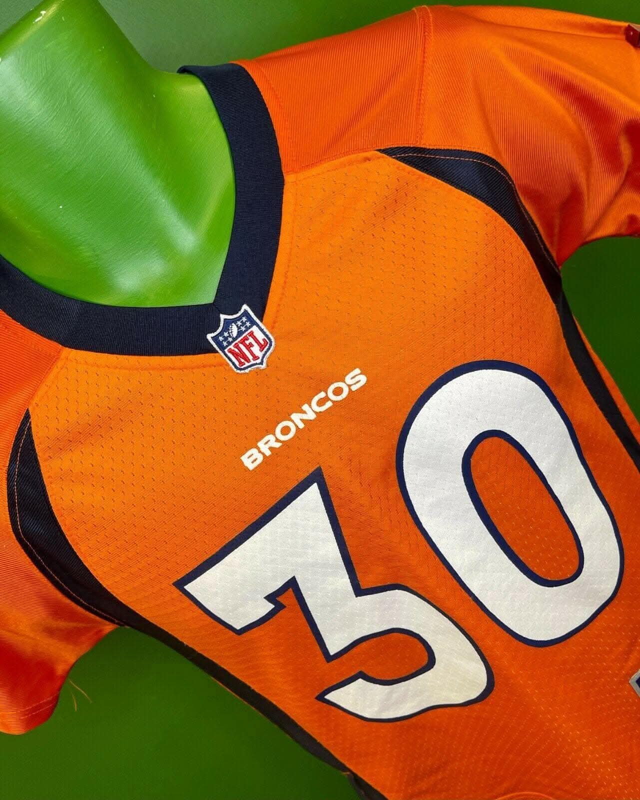 NFL Denver Broncos Phillip Lindsay #30 Pro Line Jersey Youth Small 6-8