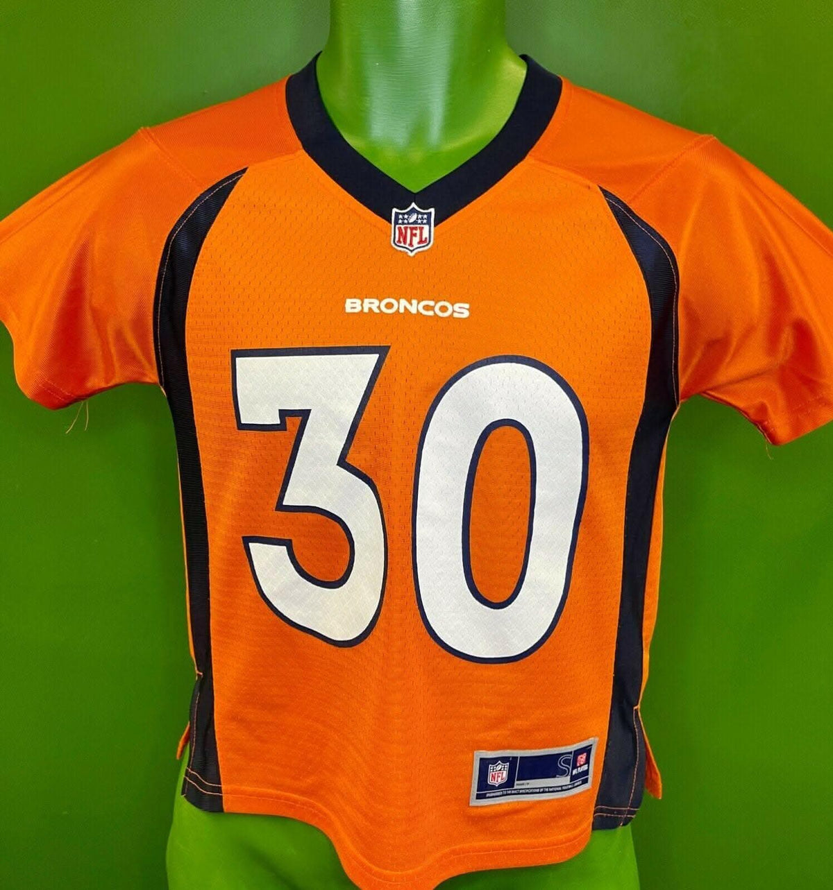 NFL Denver Broncos Phillip Lindsay #30 Pro Line Jersey Youth Small 6-8