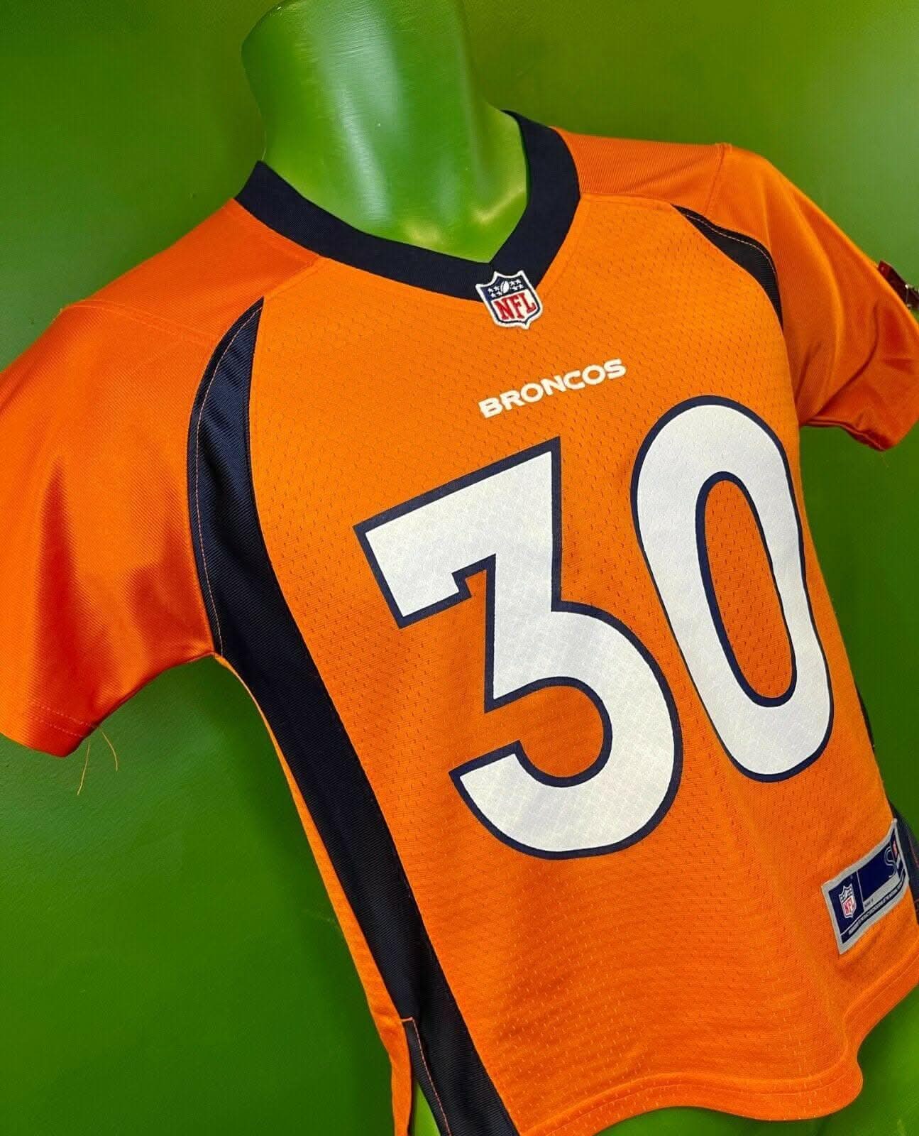 NFL Denver Broncos Phillip Lindsay #30 Pro Line Jersey Youth Small 6-8