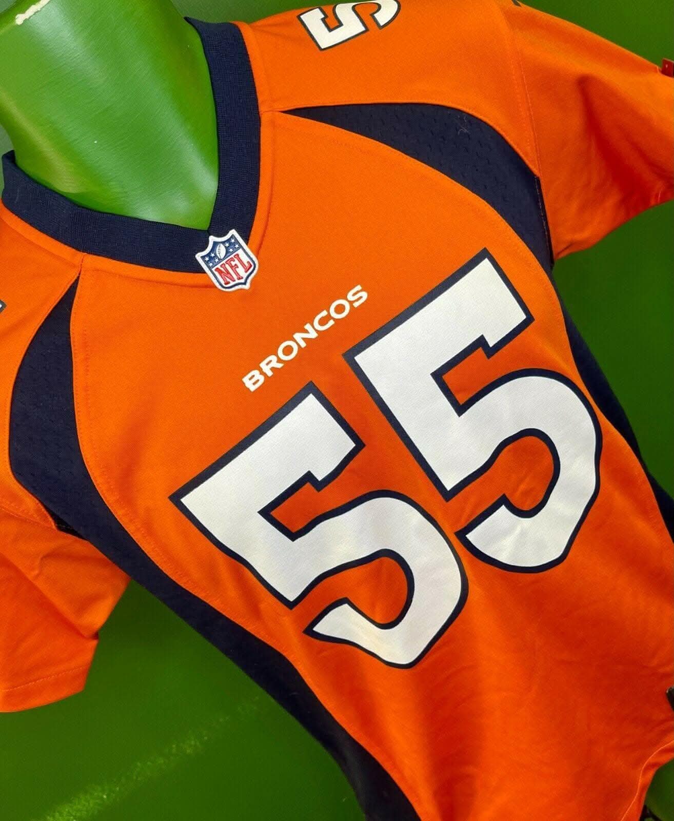 NFL Denver Broncos Bradley Chubb #55 Game Jersey Youth Med 10-12