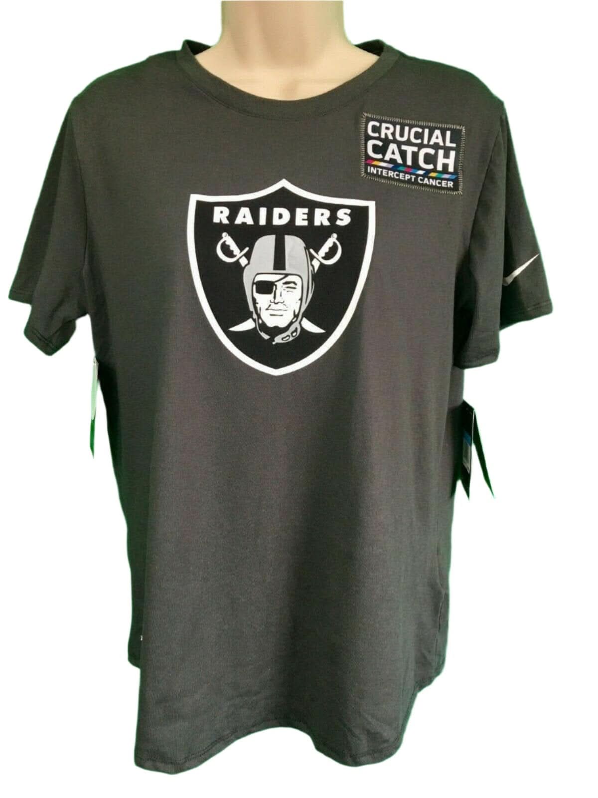 NFL Las Vegas Raiders Crucial Catch T-Shirt Women's Medium NWT
