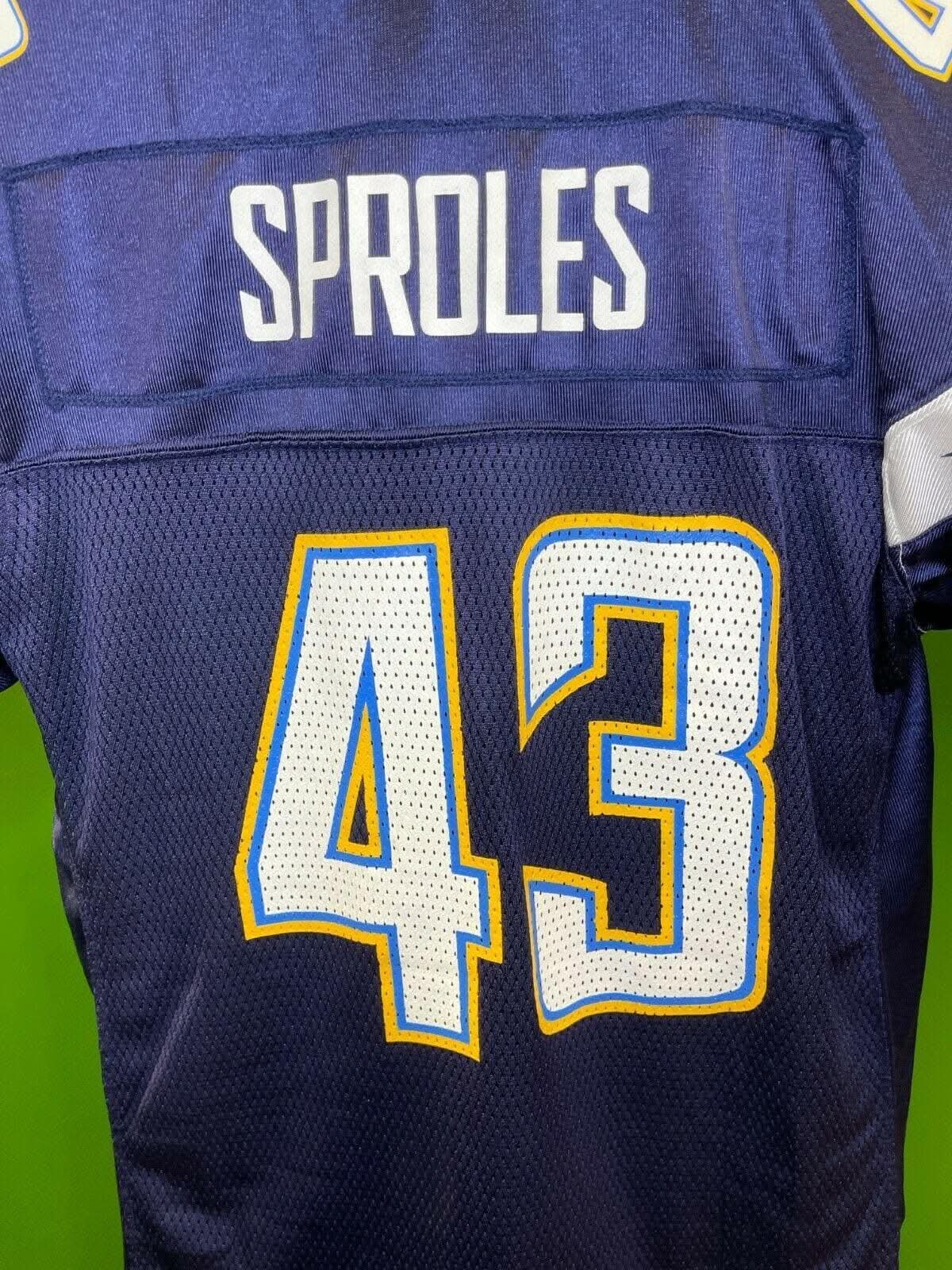 NFL Los Angeles Chargers D Sproles #43 Reebok Jersey Youth L 14-16