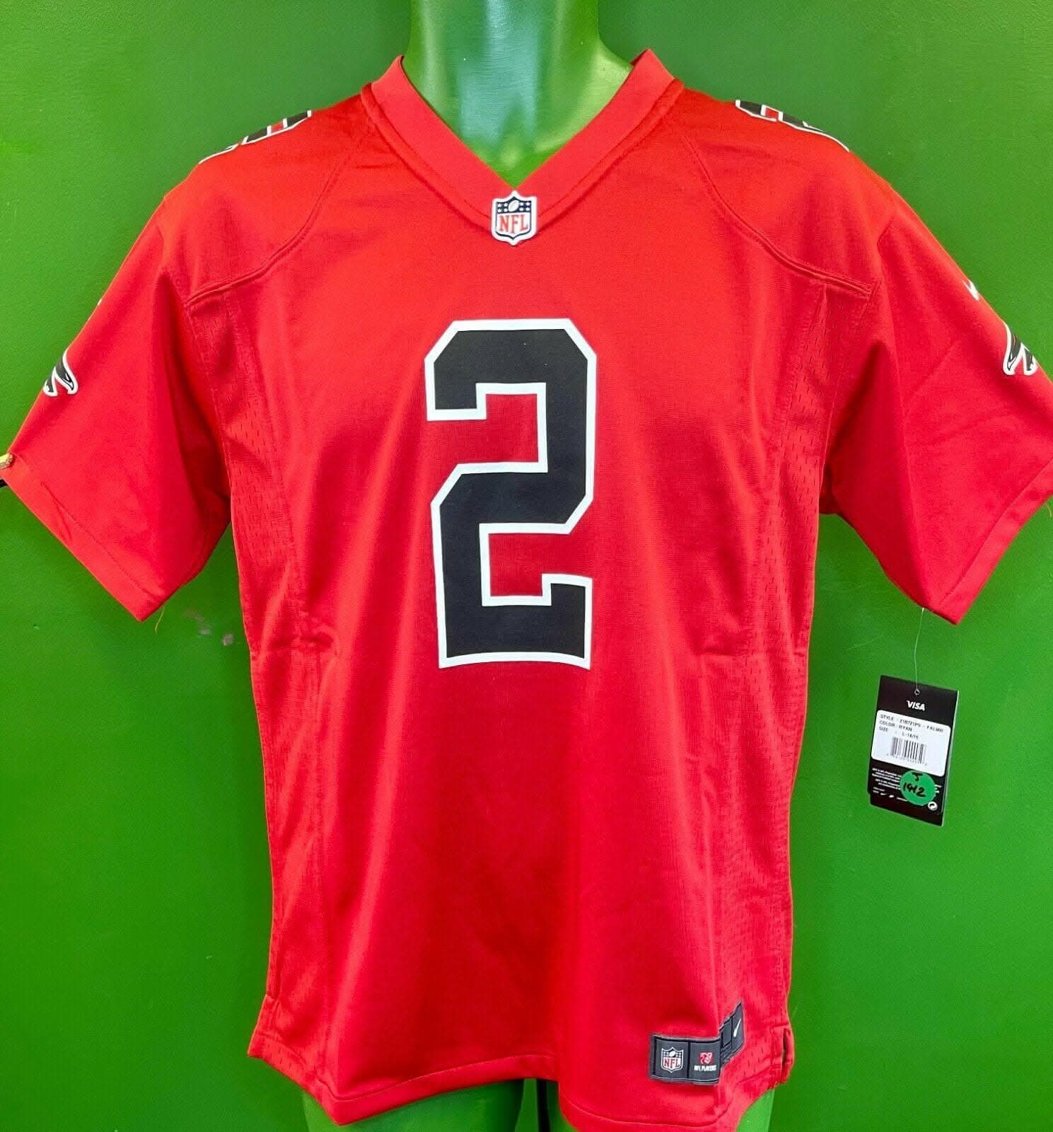 NFL Atlanta Falcons Ryan #2 Color Rush Jersey Youth Large 14-16 NWT