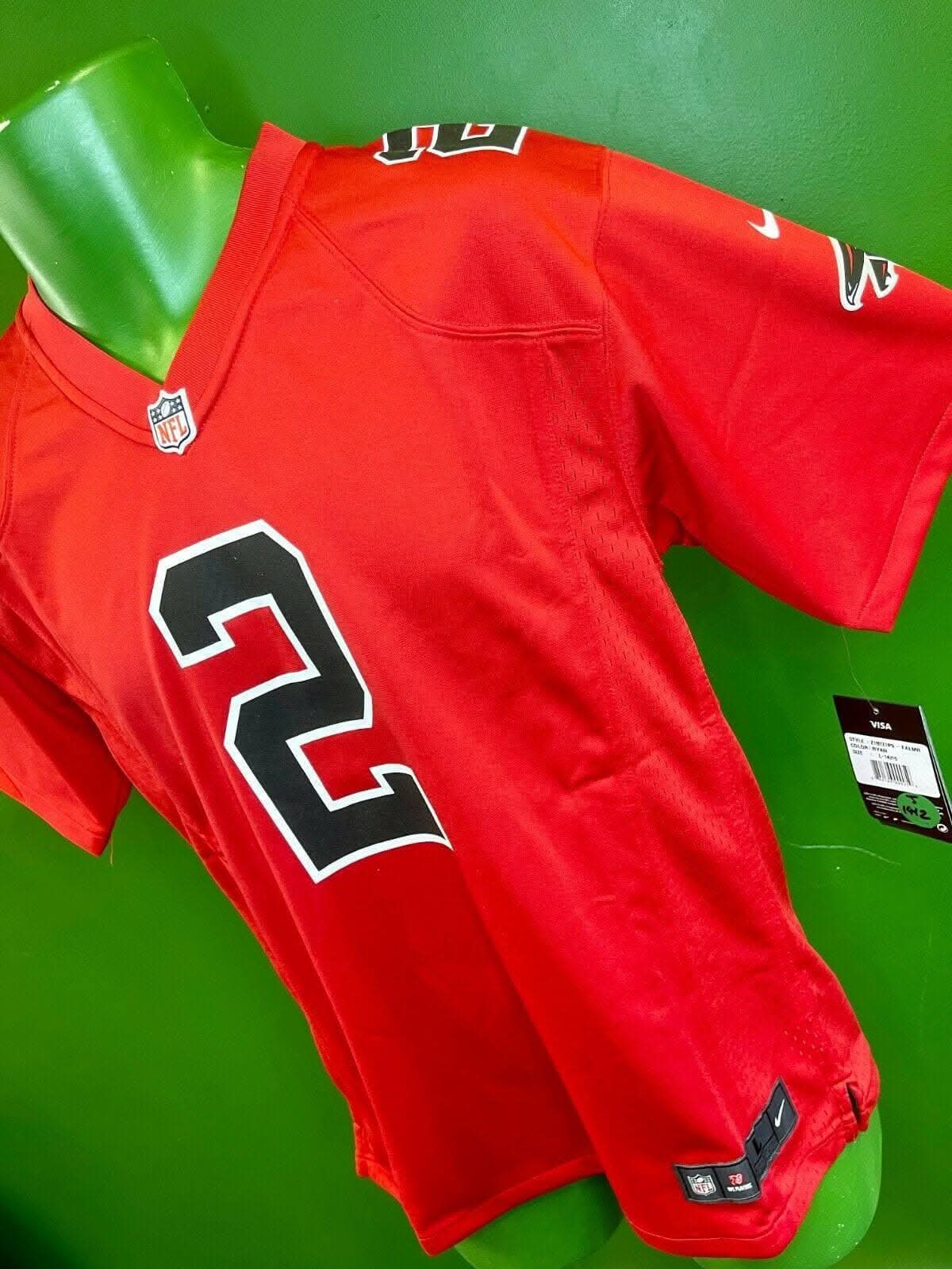 NFL Atlanta Falcons Ryan #2 Color Rush Jersey Youth Large 14-16 NWT
