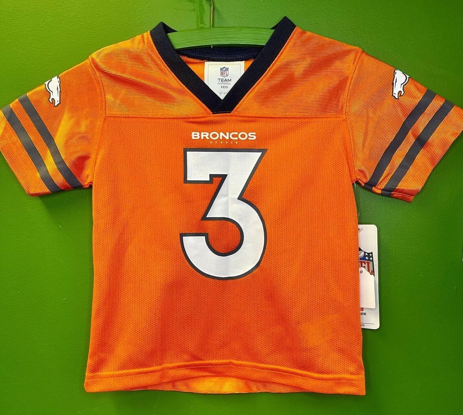 NFL Denver Broncos Drew Lock #3 Jersey Toddler 3T NWT