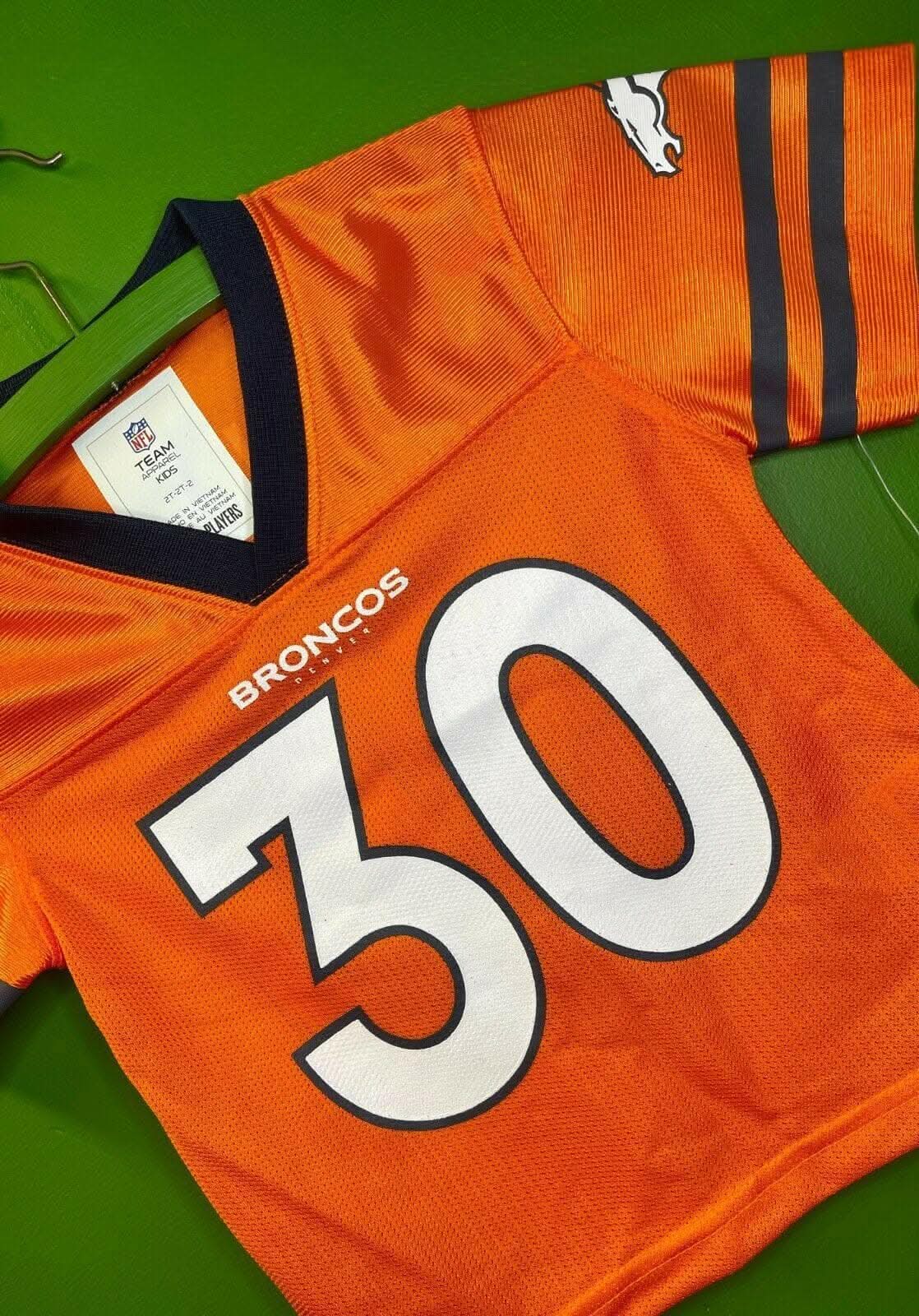 NFL Denver Broncos Phillip Lindsay #30 Jersey Toddler 2T NWT