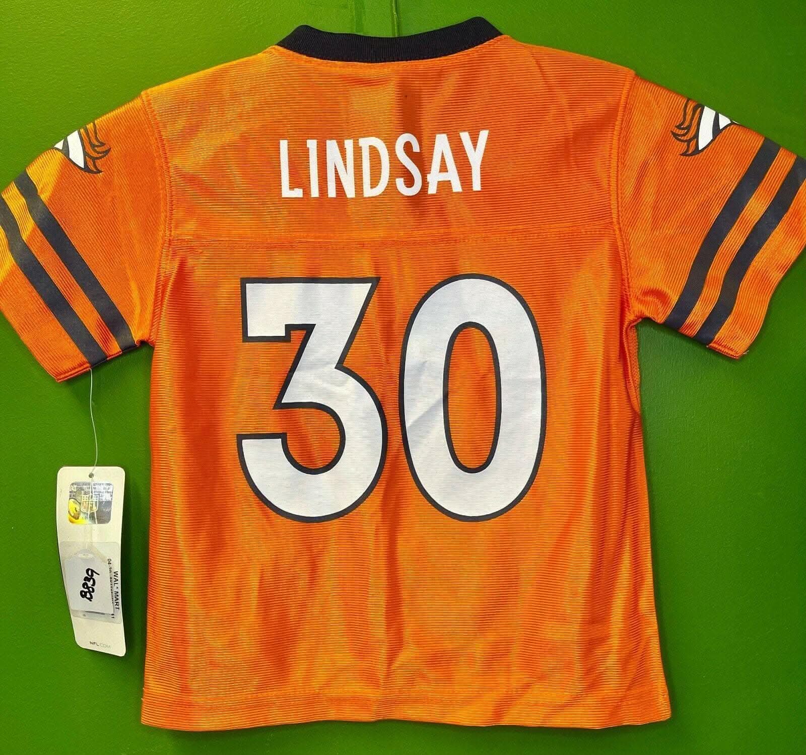 NFL Denver Broncos Phillip Lindsay #30 Jersey Toddler 3T NWT