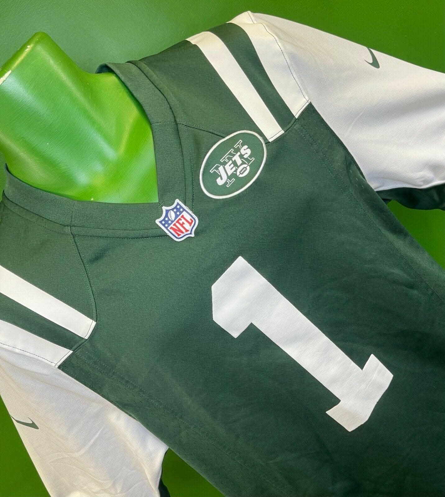 NFL New York Jets #1 Game Jersey Men's Small