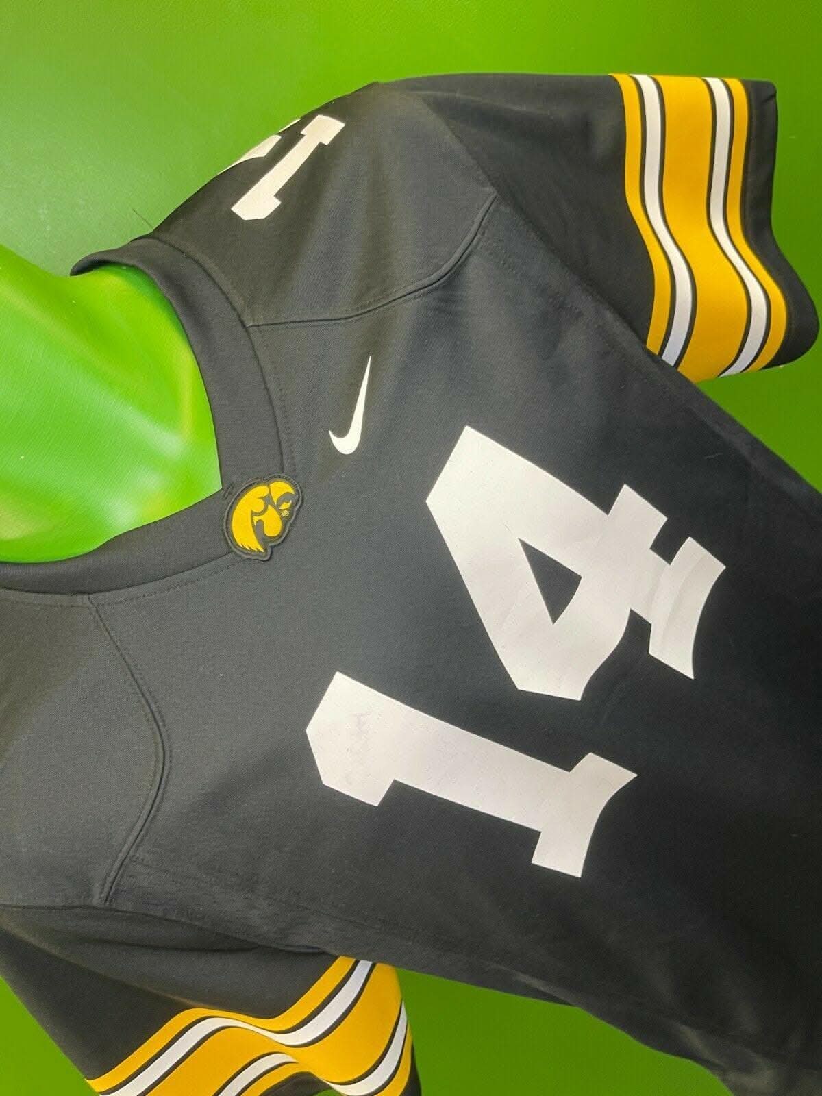NCAA Iowa Hawkeyes #14 Team Jersey Youth L 14-16