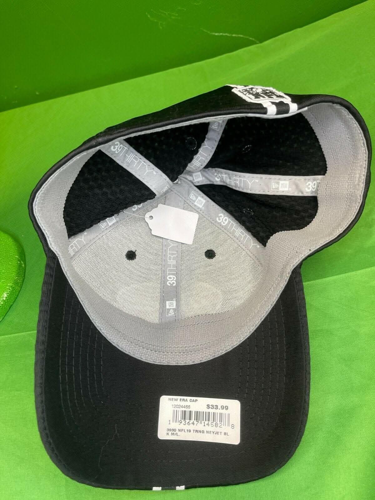 NFL New York Jets New Era 39THIRTY Black Hat - Cap Small-Medium NWT