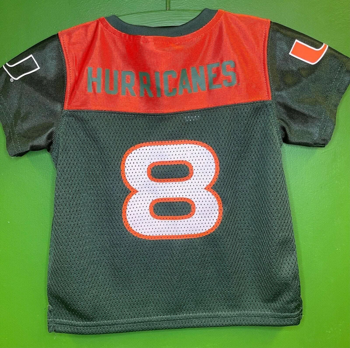 NCAA Miami Hurricanes Rivalry Threads #8 Jersey 2T