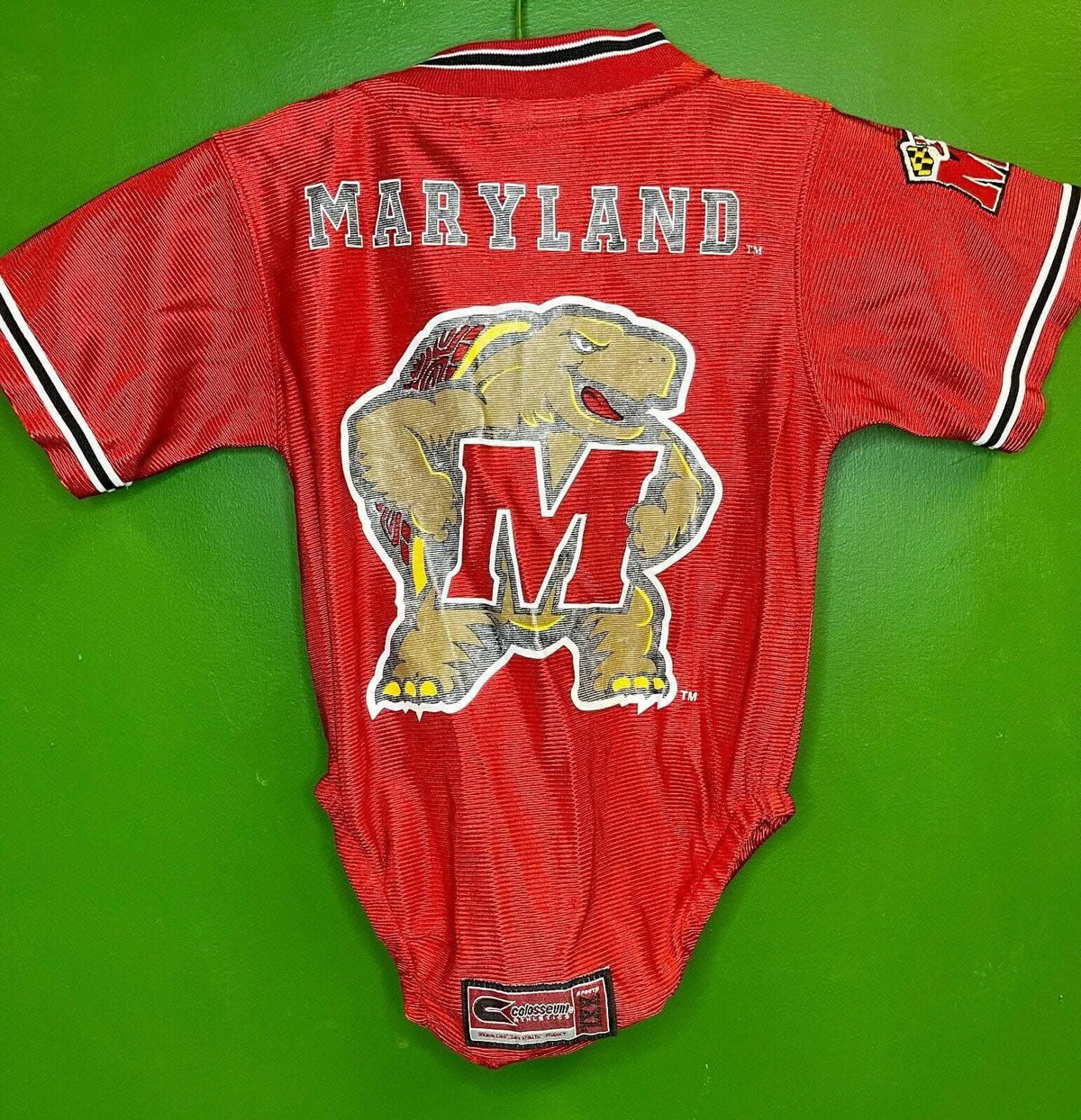 NCAA Maryland Terrapins Colosseum Jersey Bodysuit/Vest 6-12 months