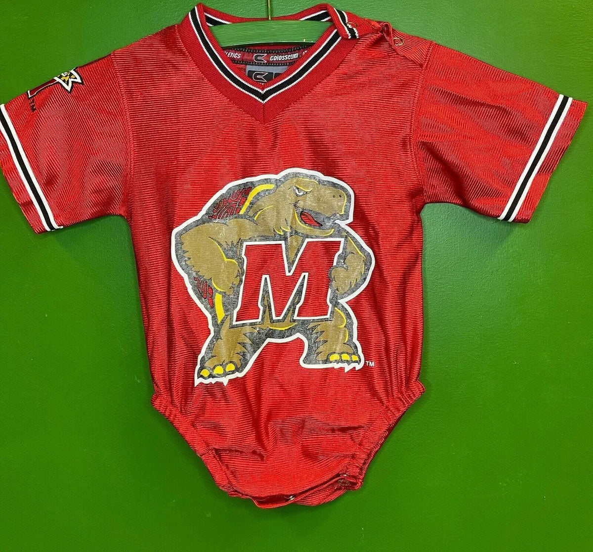 NCAA Maryland Terrapins Colosseum Jersey Bodysuit/Vest 6-12 months