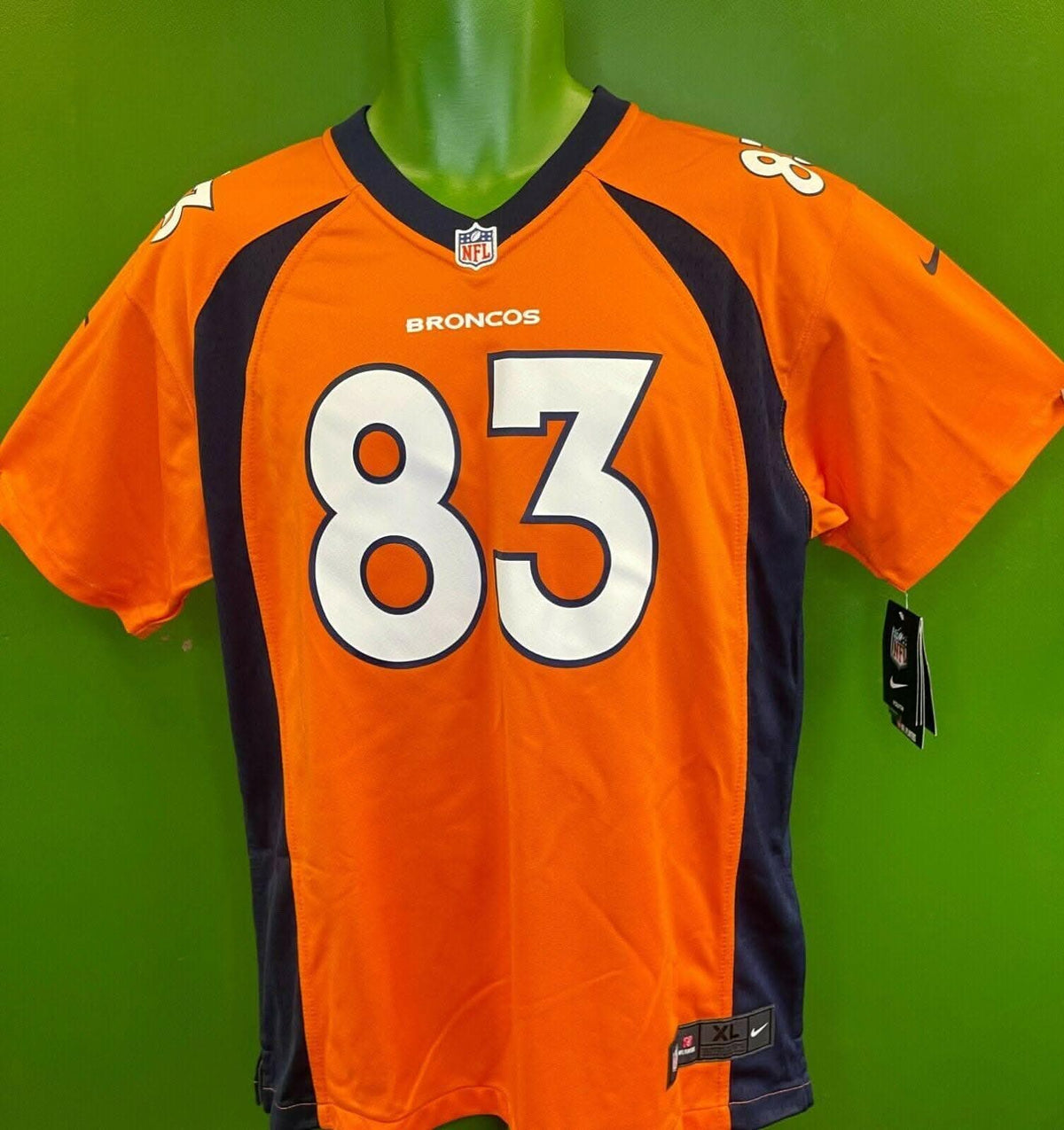 NFL Denver Broncos Wes Welker #83 Game Jersey Youth X-L 18-20 NWT