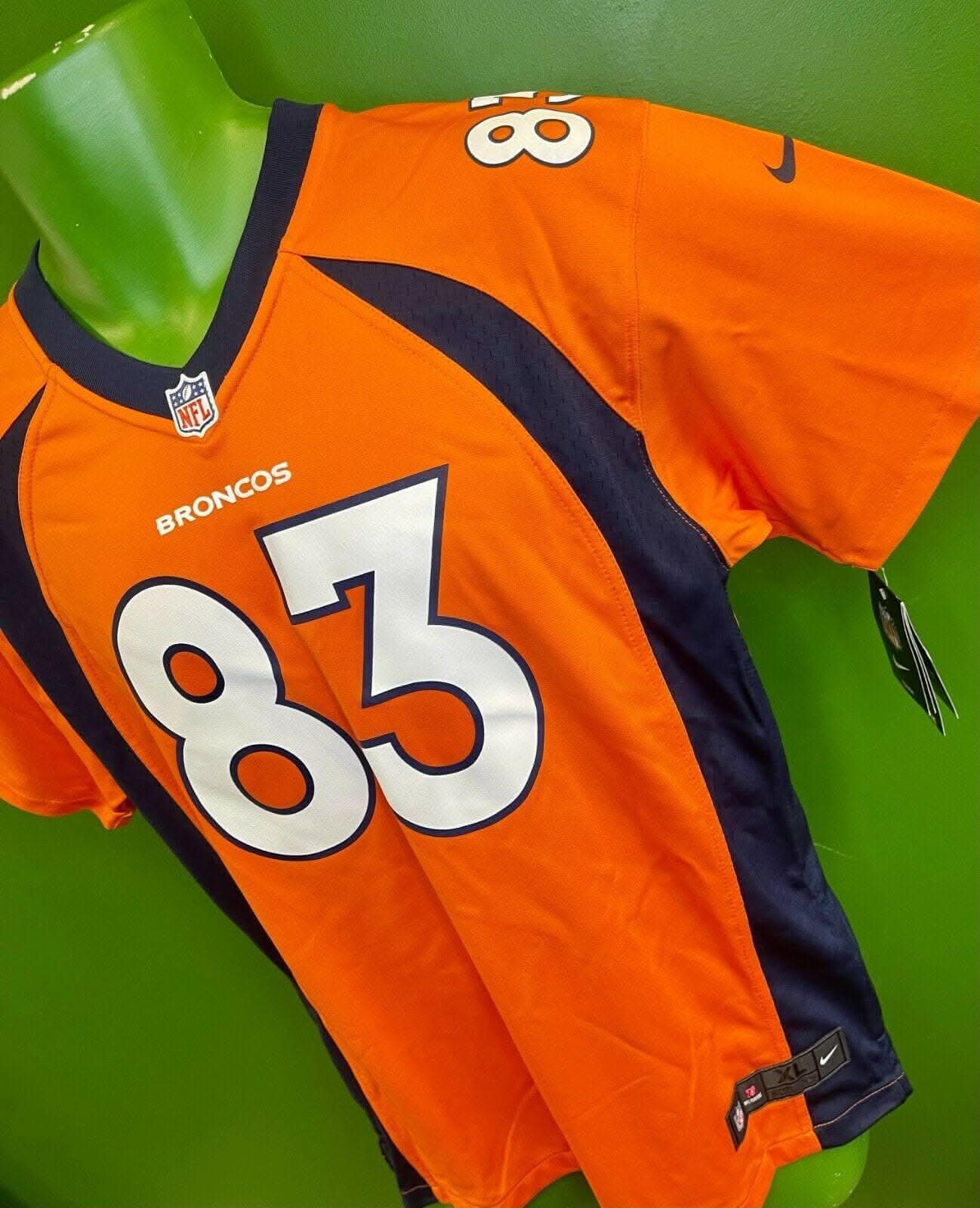 NFL Denver Broncos Wes Welker #83 Game Jersey Youth X-L 18-20 NWT