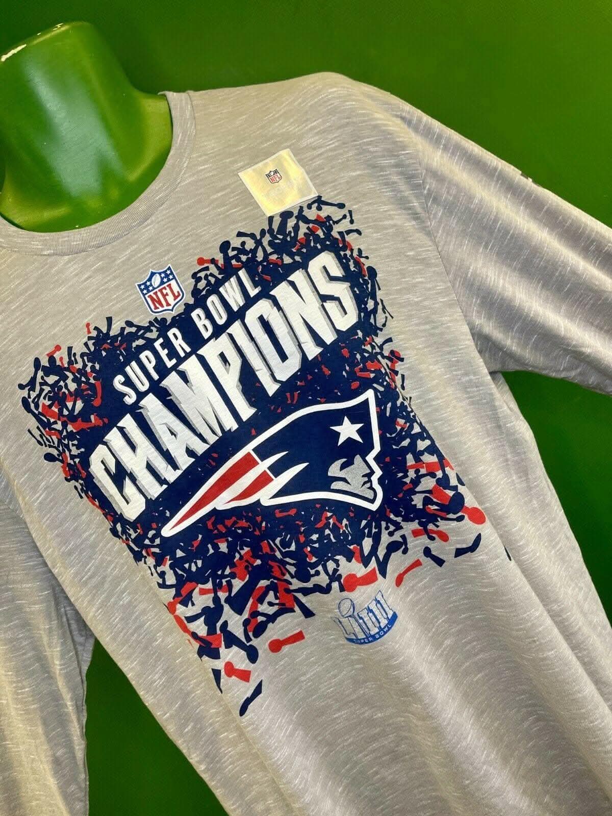 NFL New England Patriots Super Bowl LIII L-S T-Shirt Men's L NWT