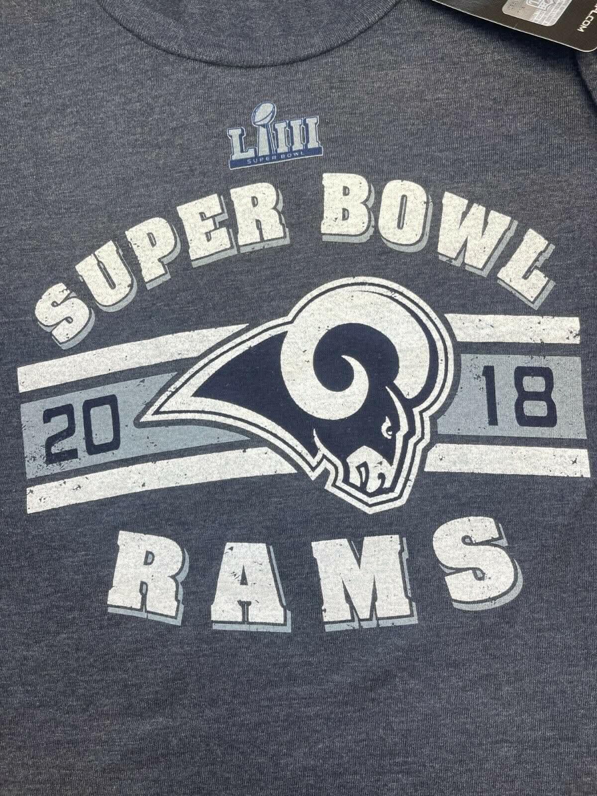 NFL Los Angeles Rams Super Bowl LIII L-S T-Shirt Women's Small NWT