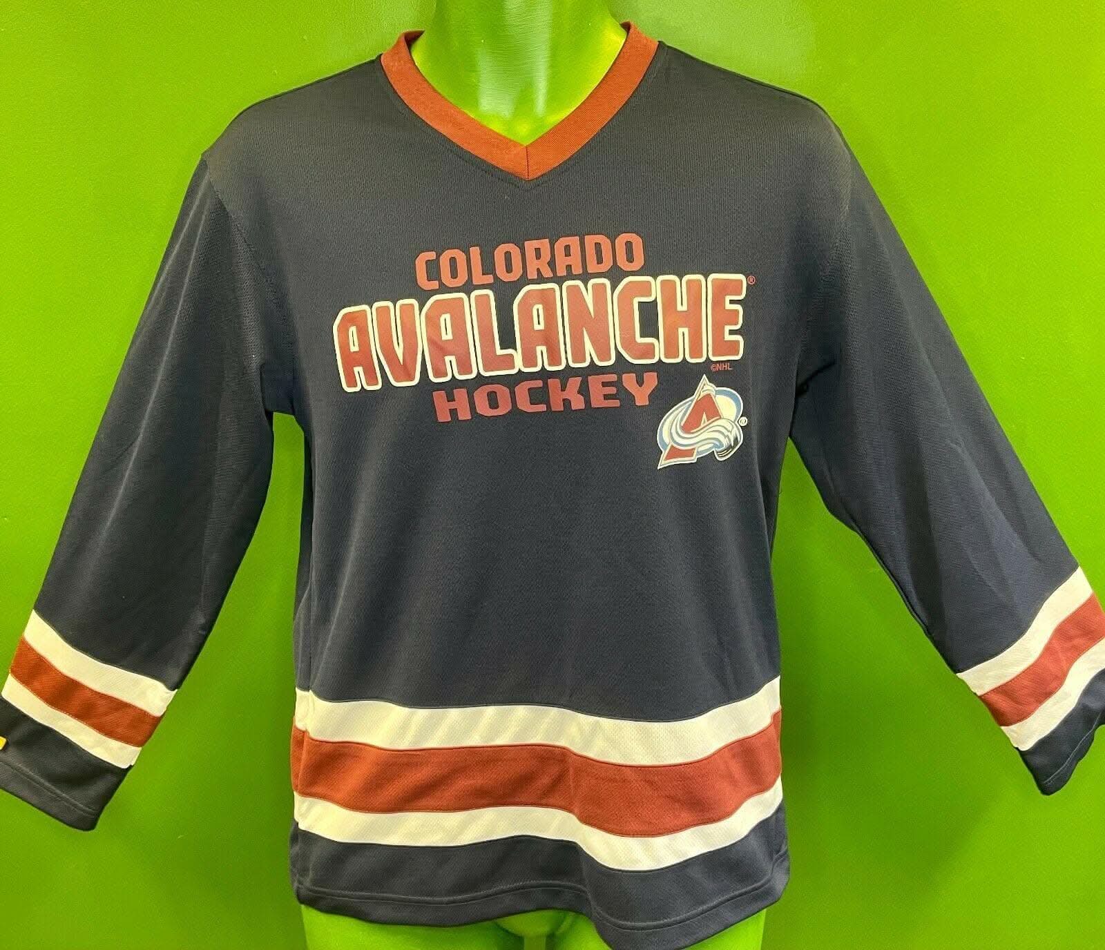 NHL Colorado Avalanche Jersey Top Ice Hockey Youth X-Large 14-16