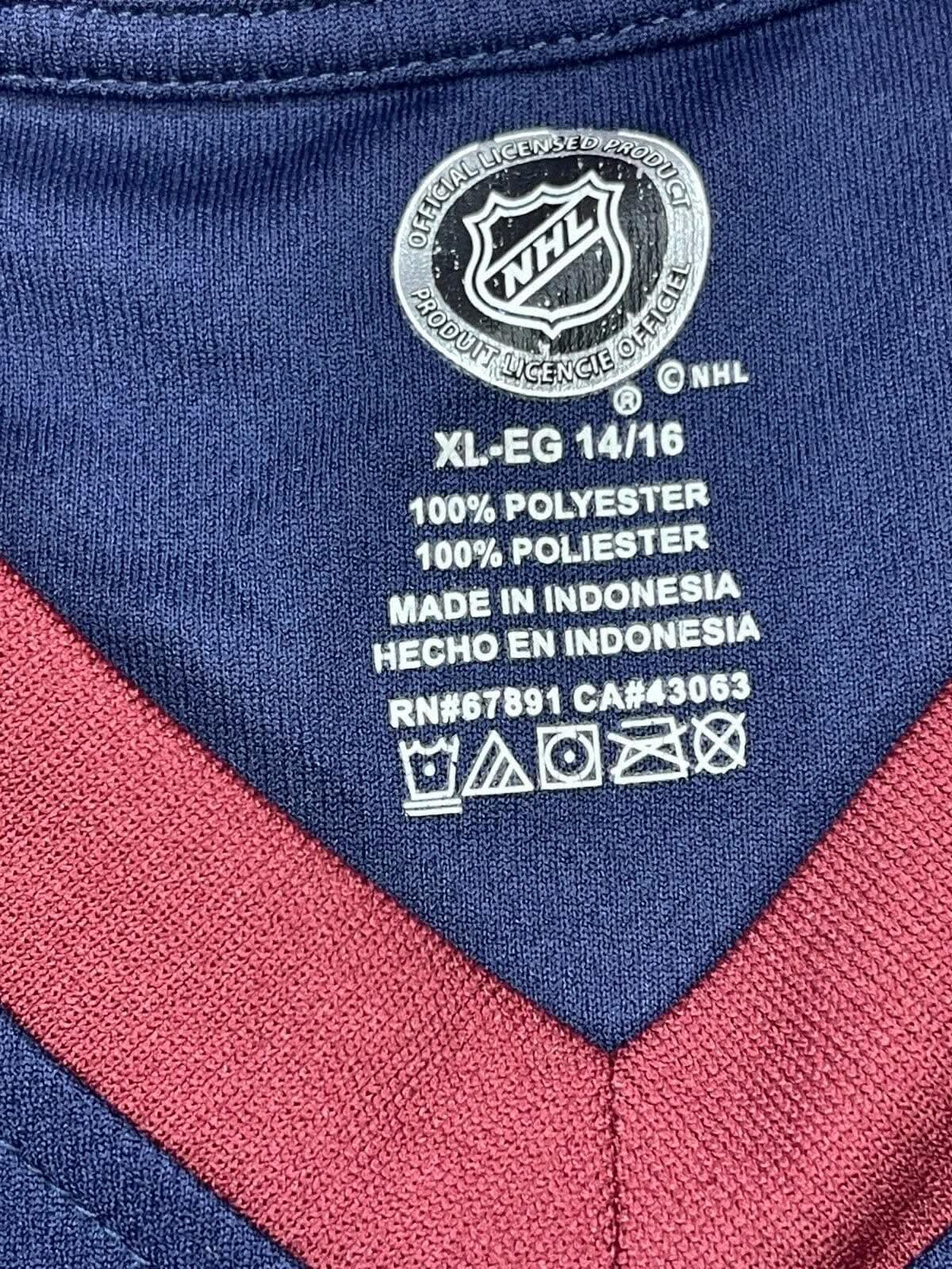 NHL Colorado Avalanche Jersey Top Ice Hockey Youth X-Large 14-16