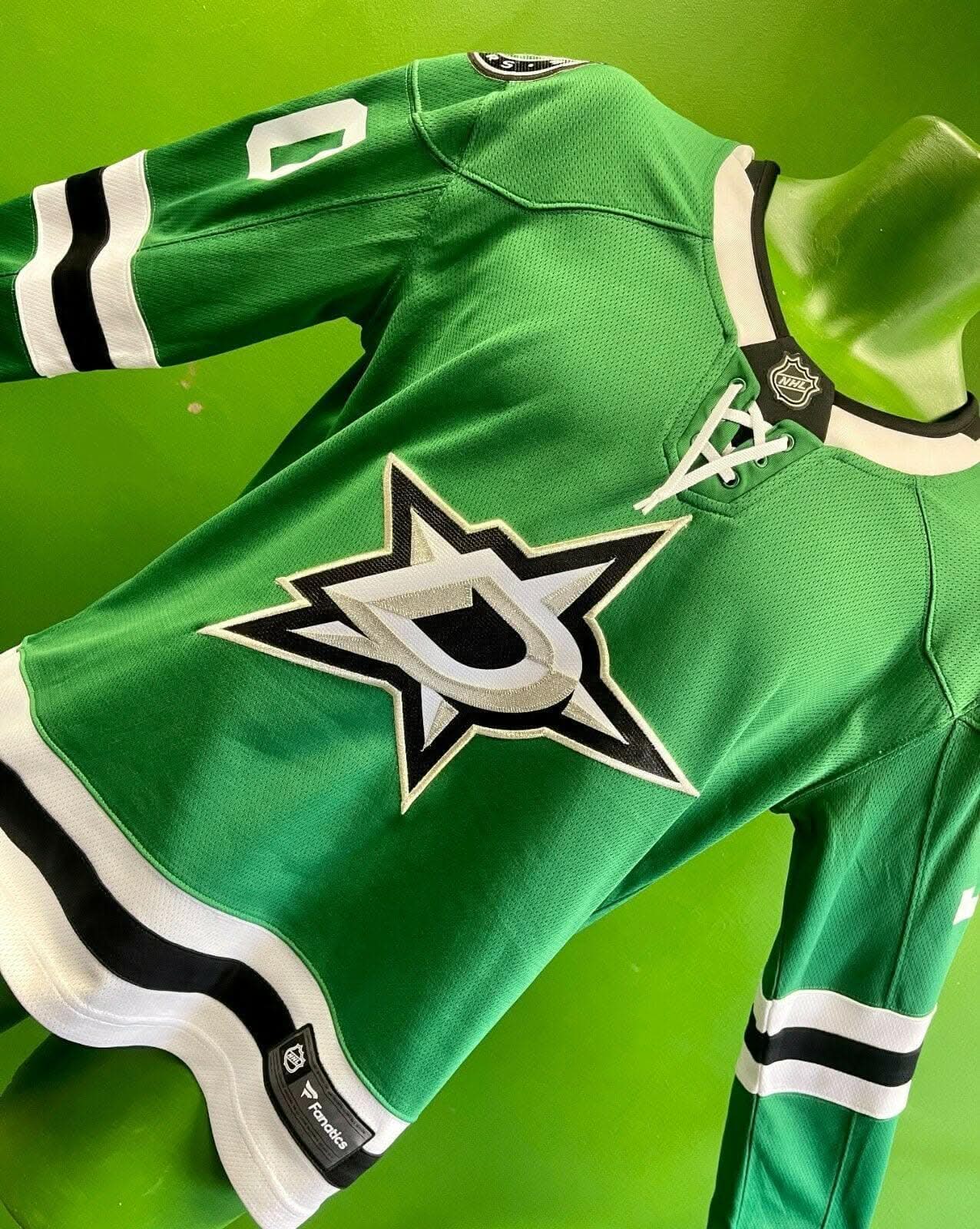 NHL Dallas Stars Bishop #30 Fanatics Breakaway Jersey Yth L-XL 14-20 NWT