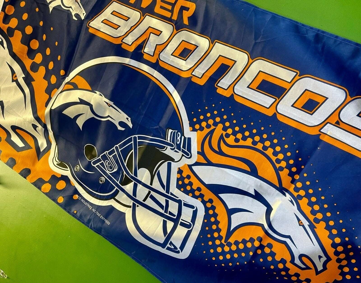 NFL Denver Broncos Indoor-Outdoor Large Flag 3'X5' Fan Cave!