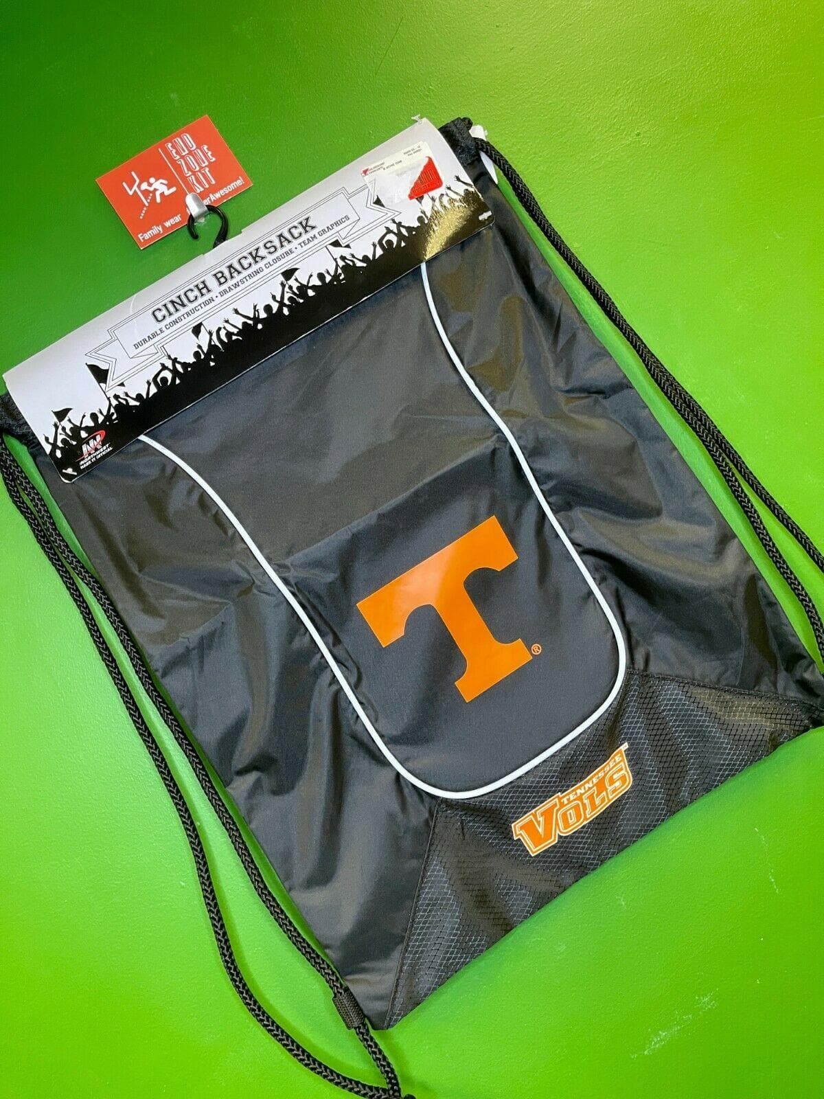 NCAA Tennessee Volunteers Cinch Backsack Backpack Bag NWT