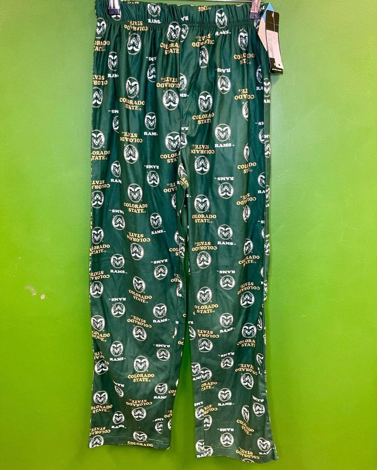 NCAA Colorado State Rams Brushed Knit Pyjama Bottoms Youth XL 18-20 NWT