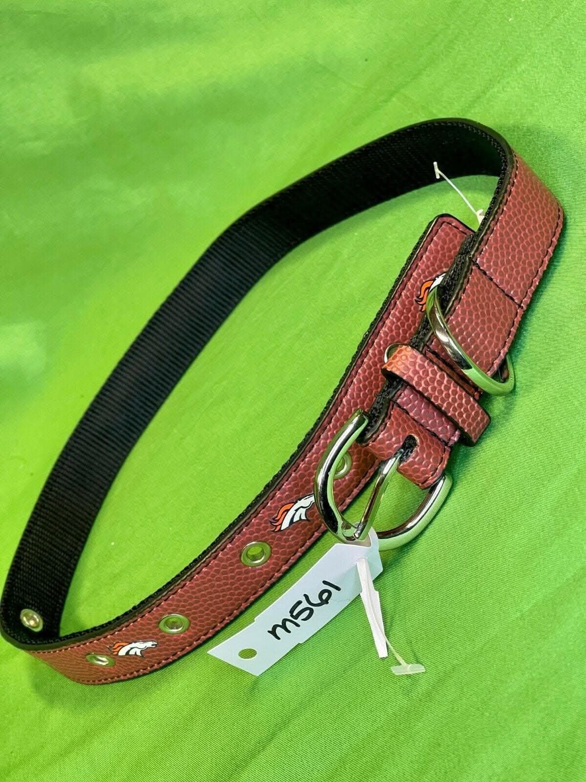 NFL Denver Broncos Signature Pro Dog Collar L-XXL Pigskin