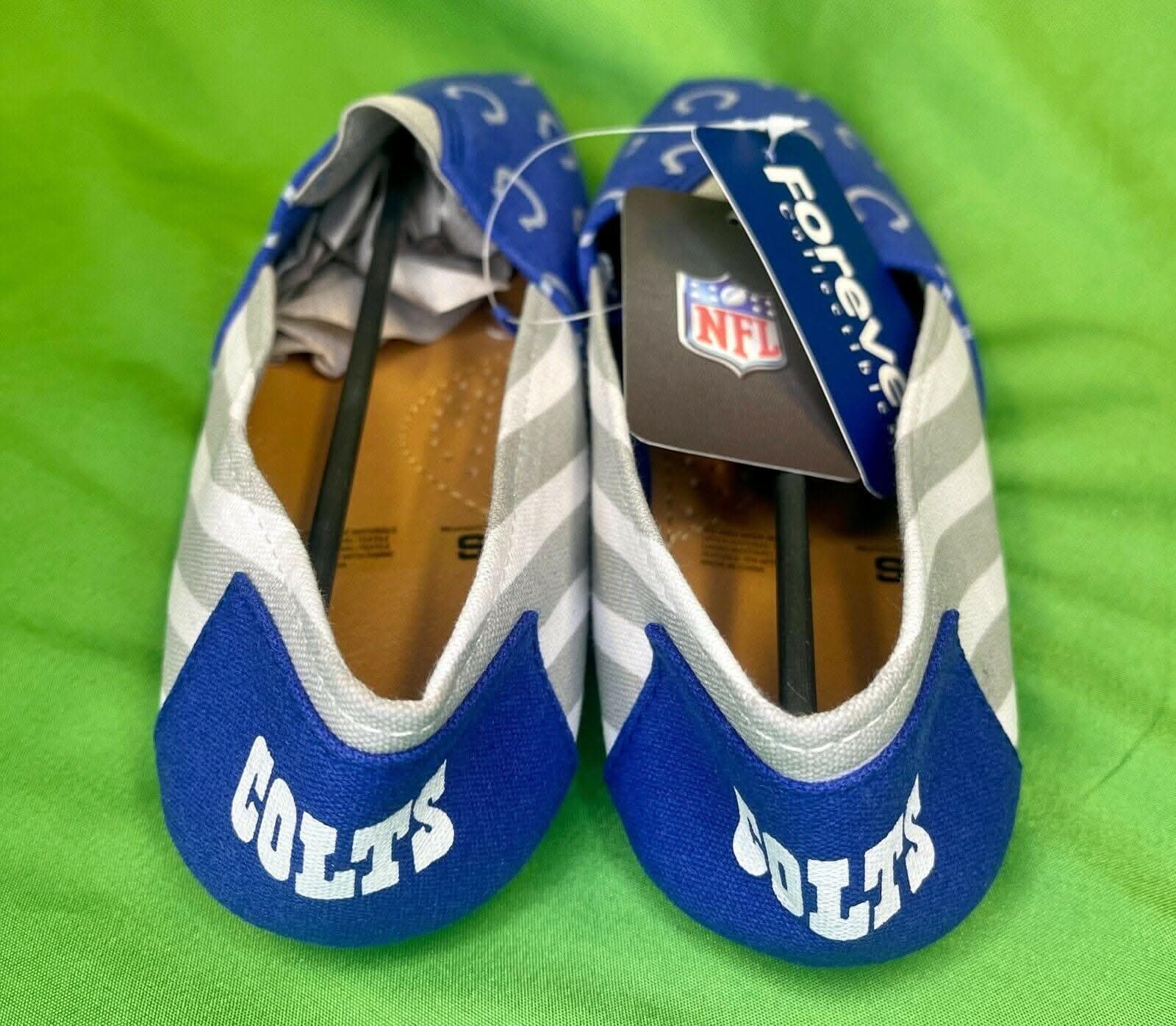 NFL Indianapolis Colts Canvas "Tom's"-Style Shoes Women's Small 5-6 USA