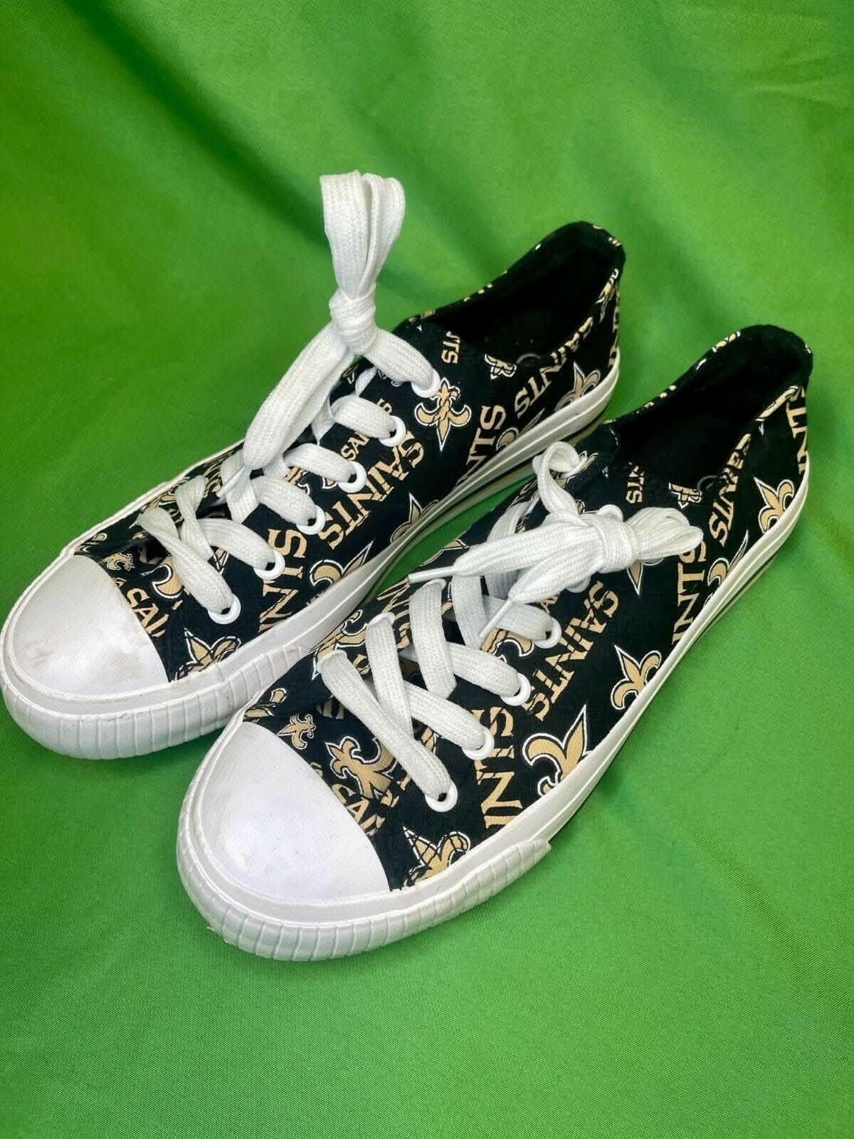 NFL New Orleans Saints FOCO Converse-Style Sneakers Shoes Women's UK 7