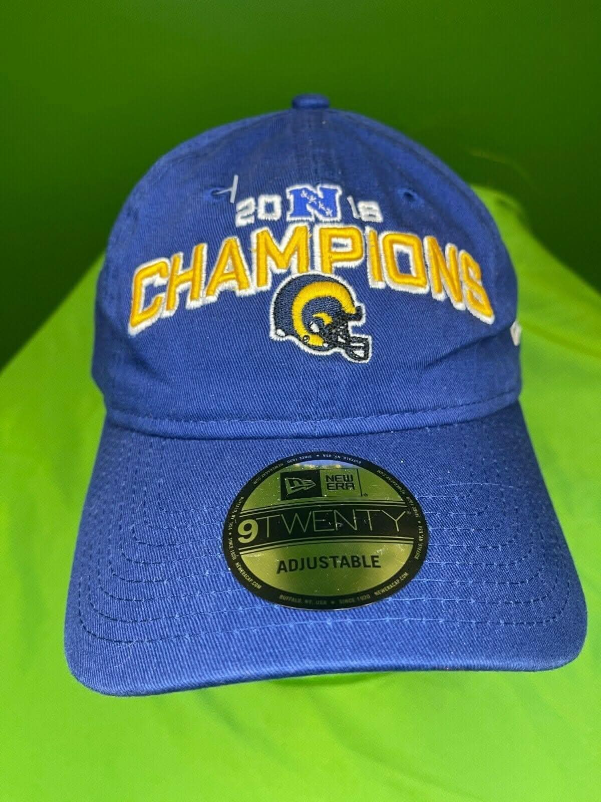 NFL Los Angeles Rams 2018 NFC Champs New Era 9TWENTY Hat Cap Strapback NWT