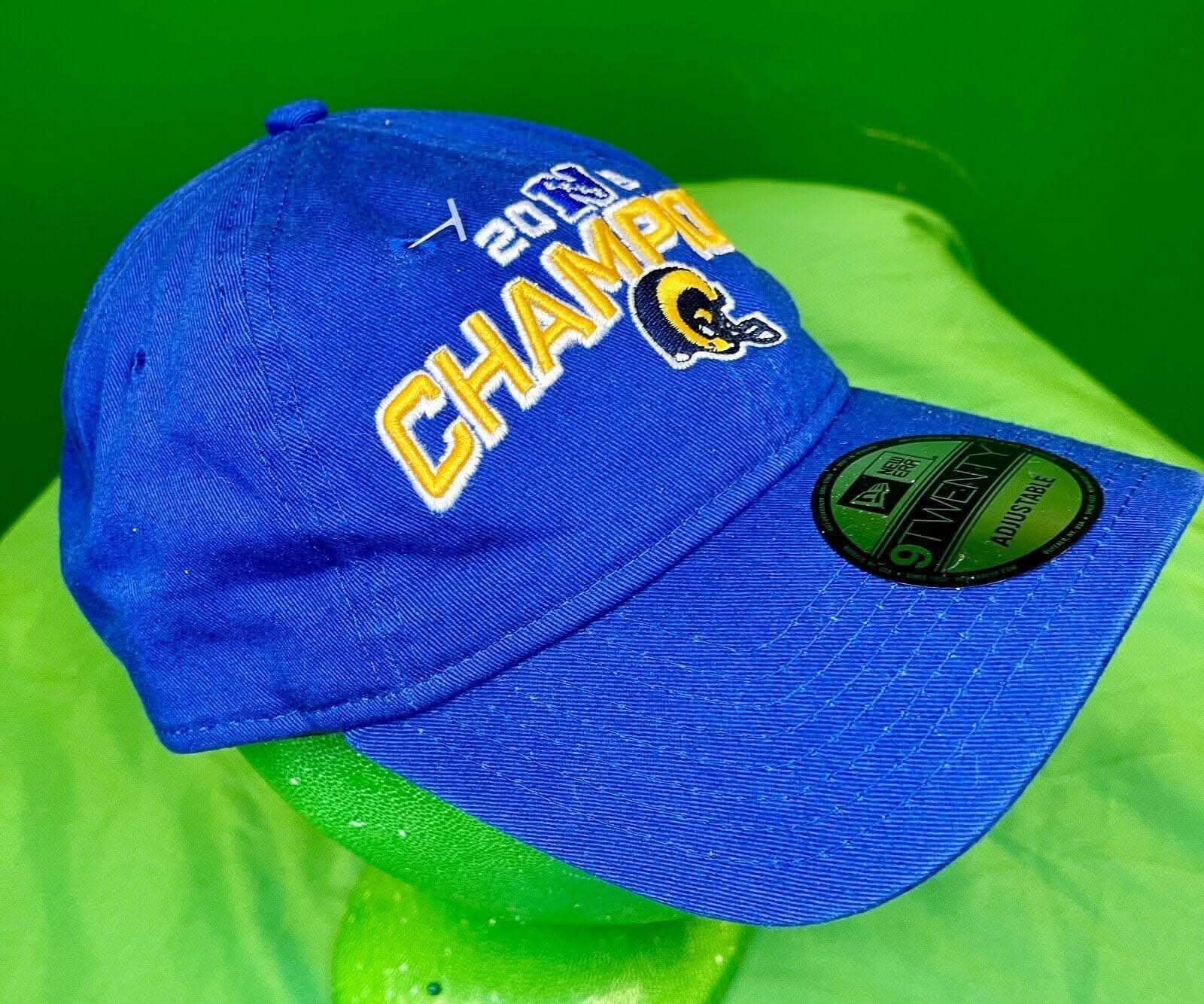 NFL Los Angeles Rams 2018 NFC Champs New Era 9TWENTY Hat Cap Strapback NWT