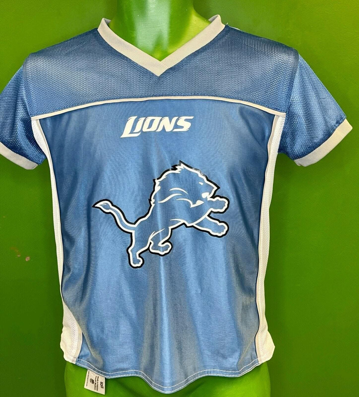 NFL Detroit Lions Reversible Flag Football Jersey Youth Medium 10-12