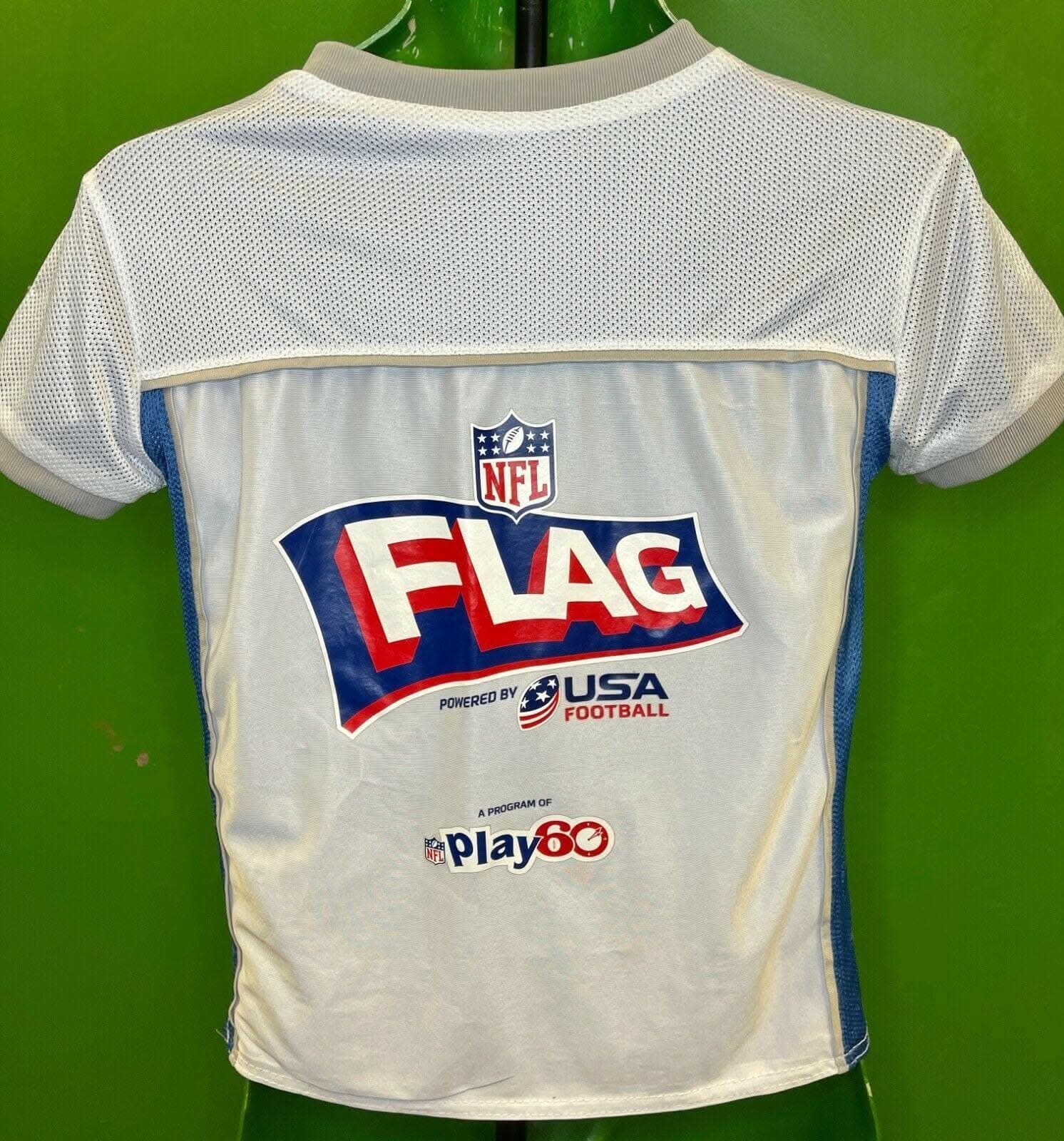 NFL Detroit Lions Reversible Flag Football Jersey Youth Medium 10-12