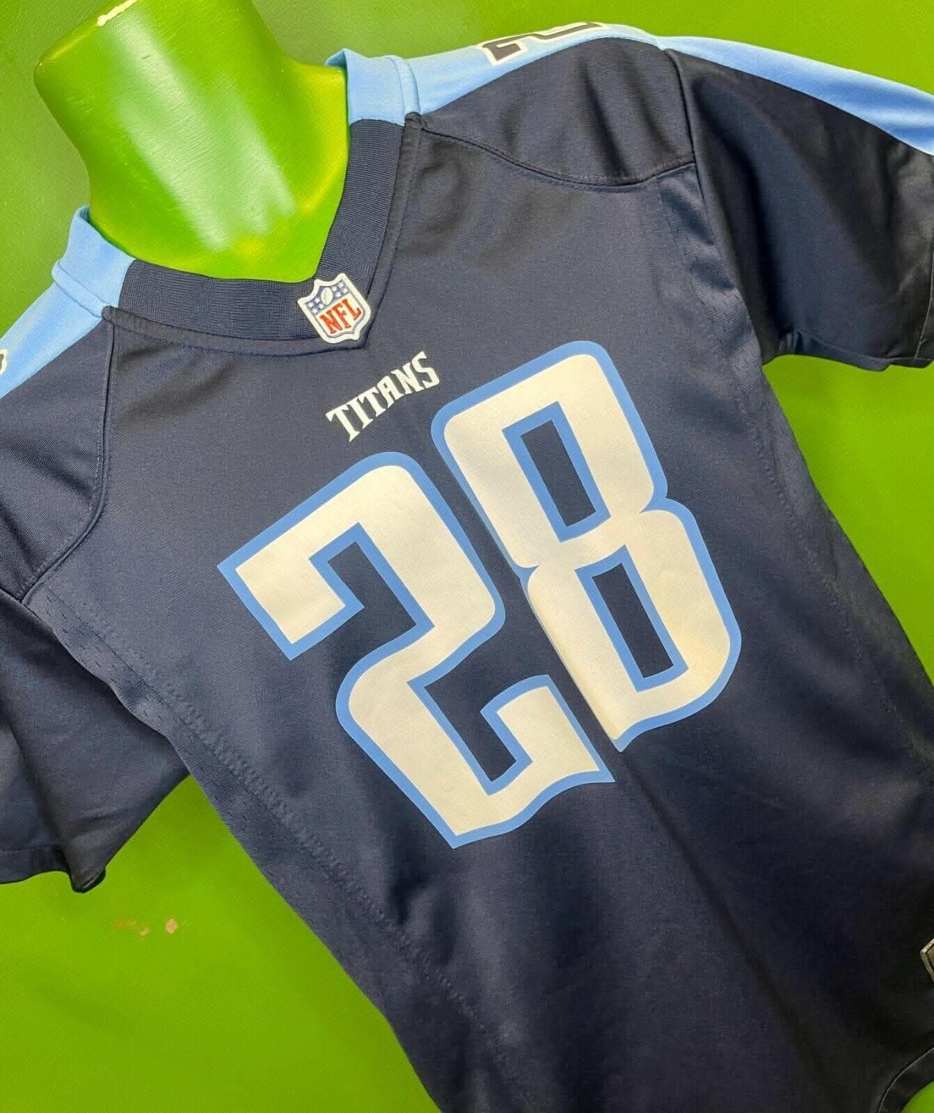 NFL Tennessee Titans Chris Johnson #28 Game Jersey Youth Large 14-16