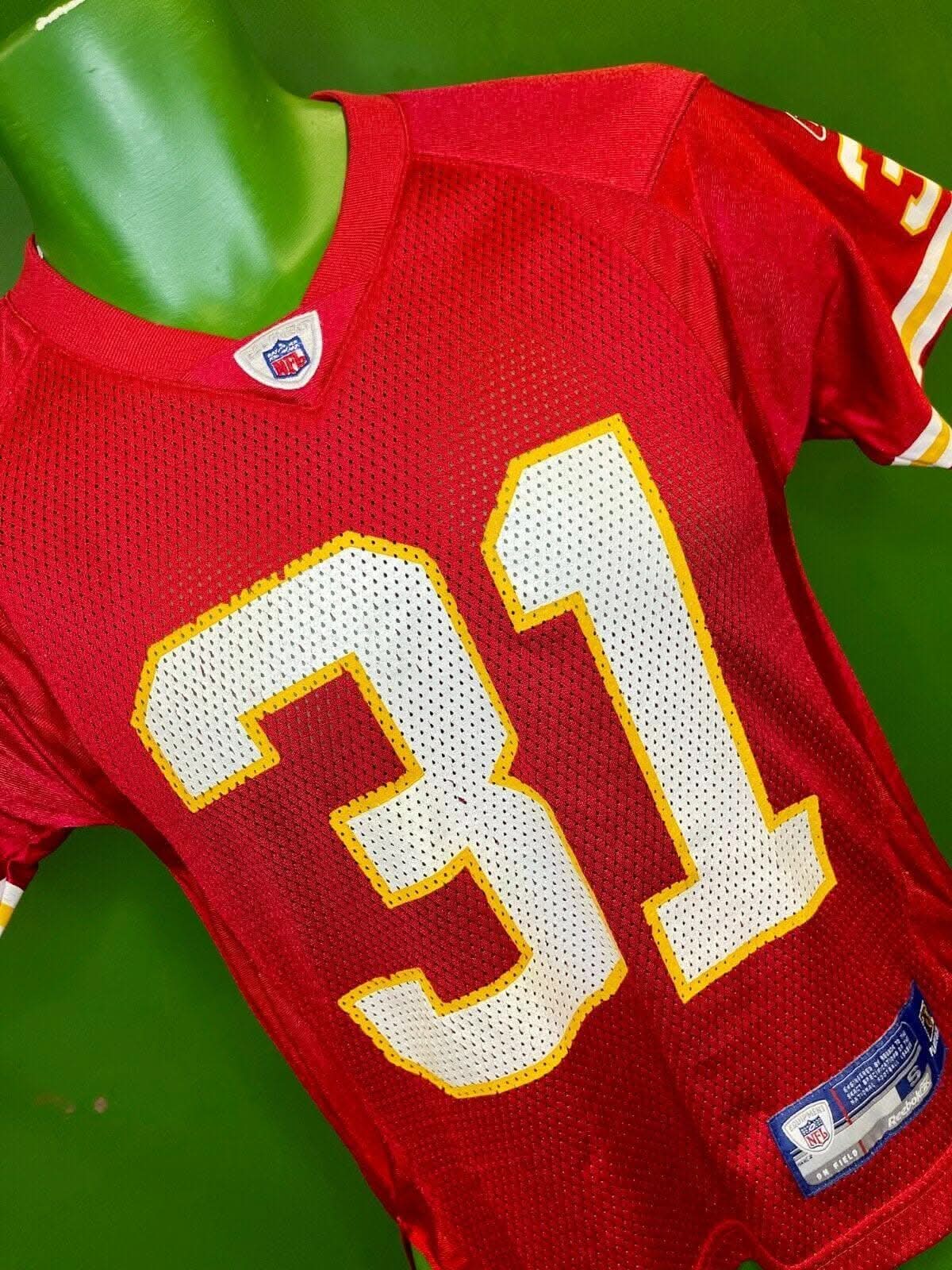NFL Kansas City Chiefs Priest Holmes #31 Reebok Jersey Youth Small 8