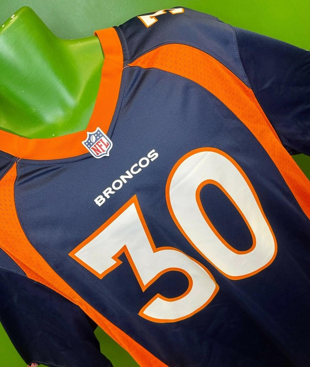 NFL Denver Broncos Phillip Lindsay #30 Game Jersey Men's X-Large NWT