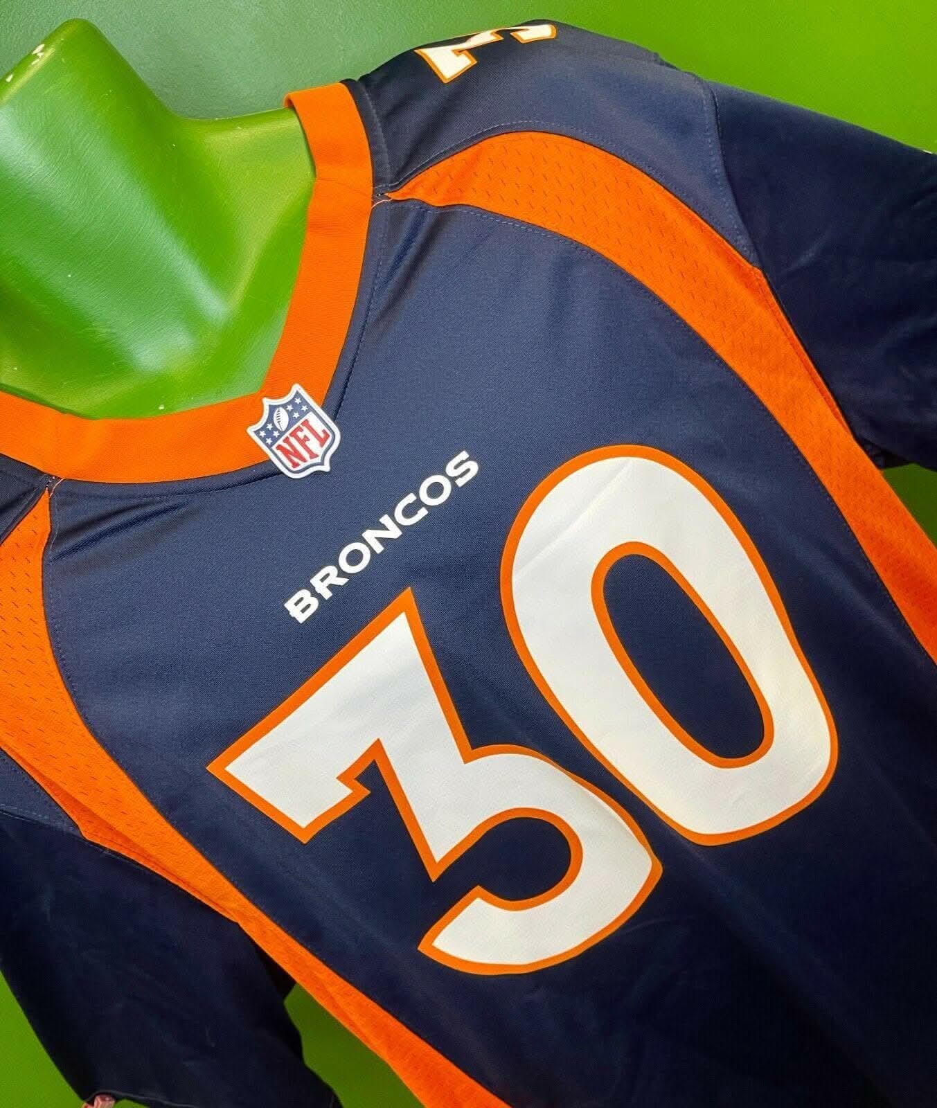 NFL Denver Broncos Phillip Lindsay #30 Game Jersey Men's X-Large NWT