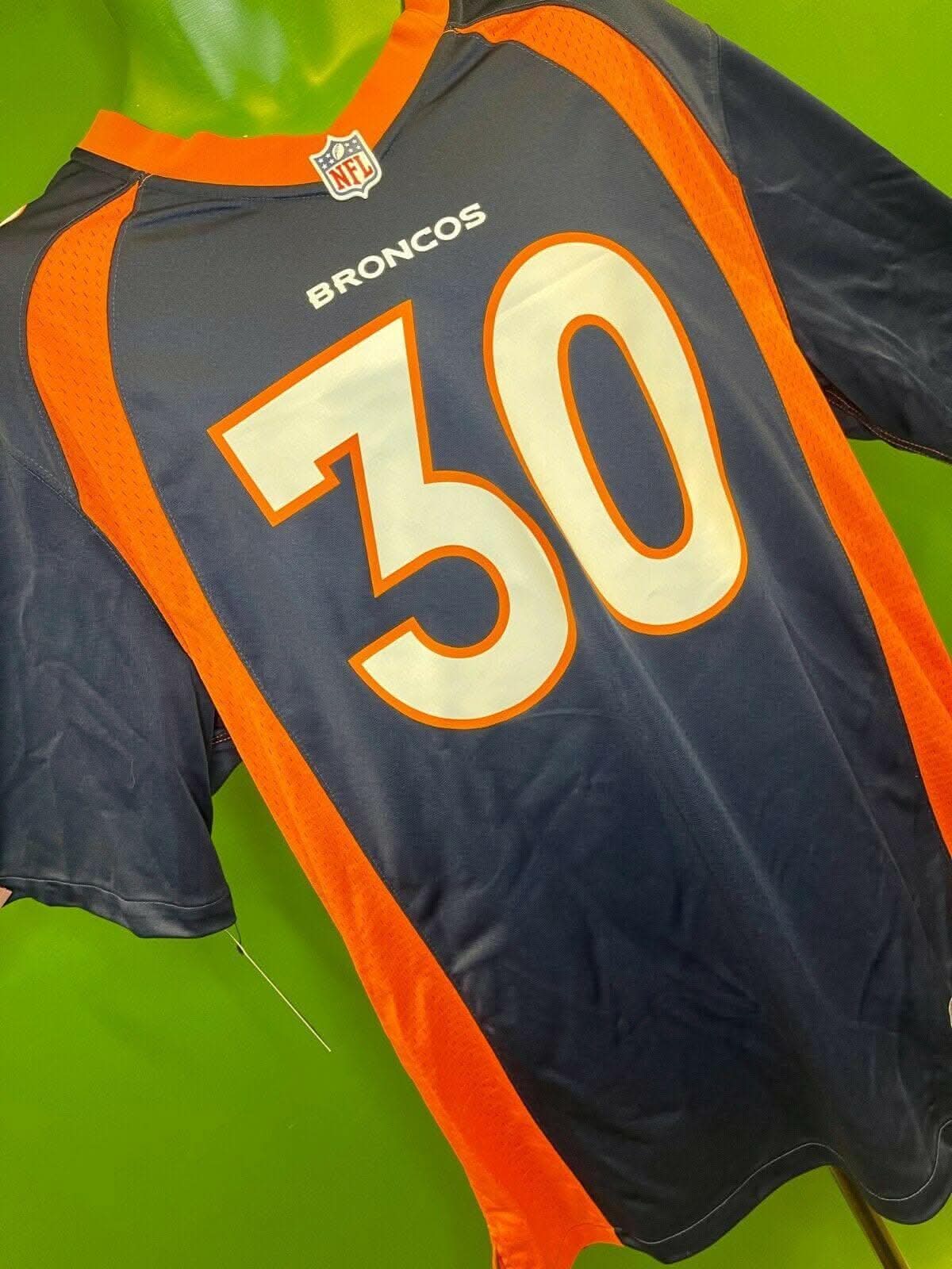 NFL Denver Broncos Phillip Lindsay #30 Game Jersey Men's X-Large NWT