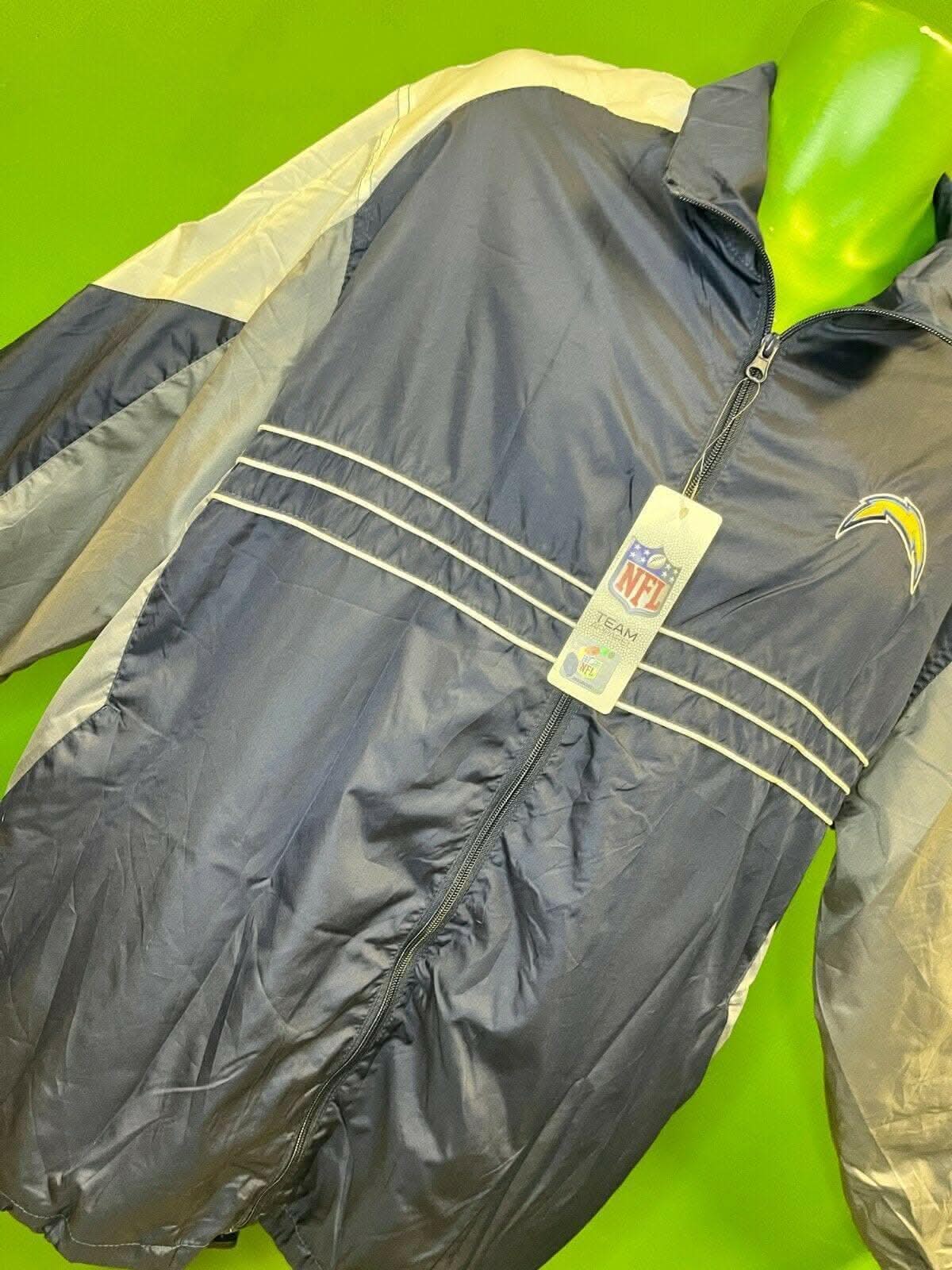 NFL Los Angeles Chargers Reebok SI Light Jacket Windbreaker Mens XL NWT