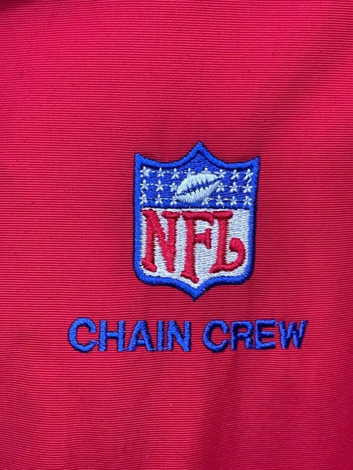 NFL Chain Crew Port Authority Red Coat-Jacket Men's X-Large Unique!