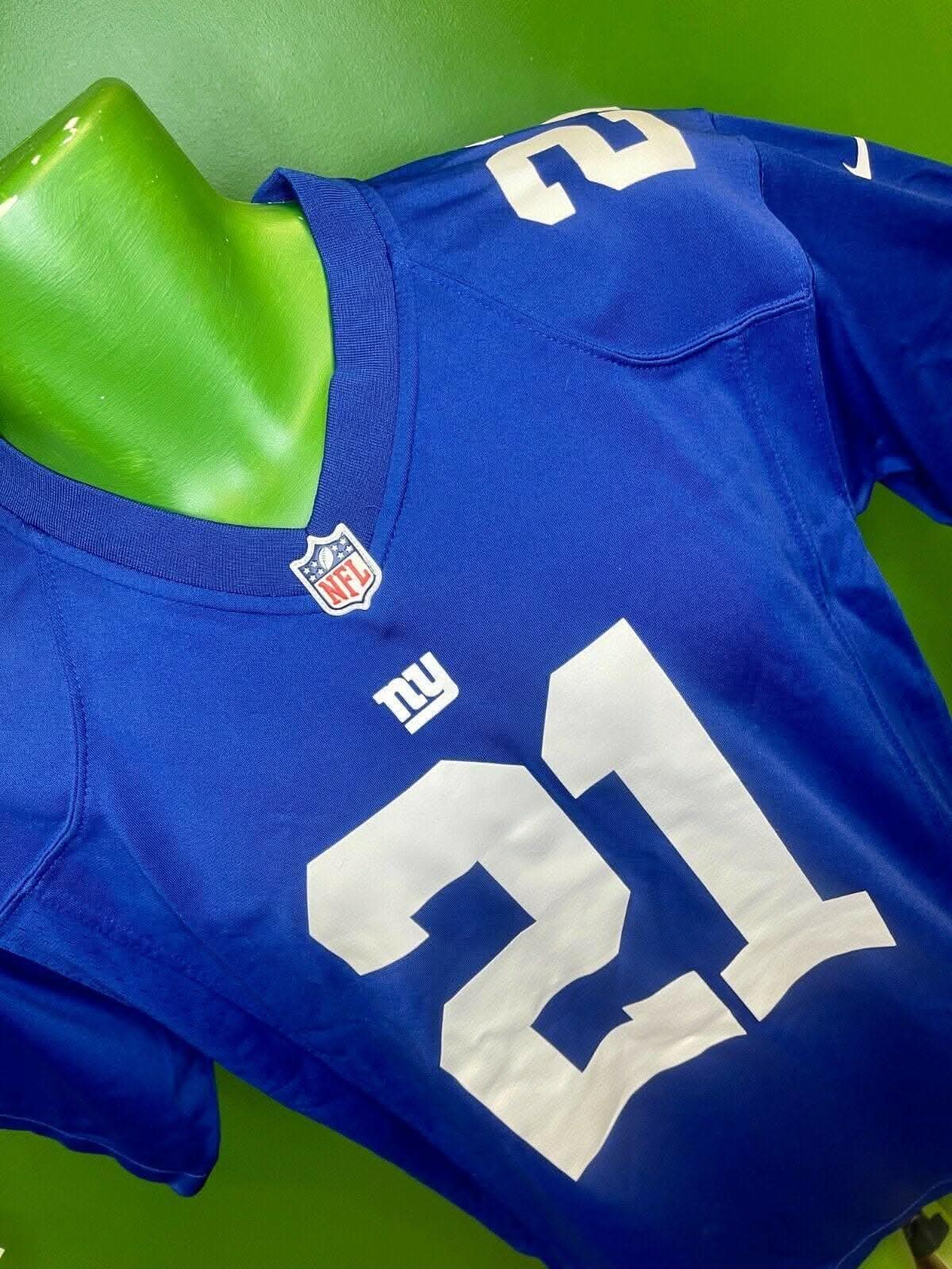 NFL New York Giants Collins #21 Game Jersey Youth Large 14-16 NWT