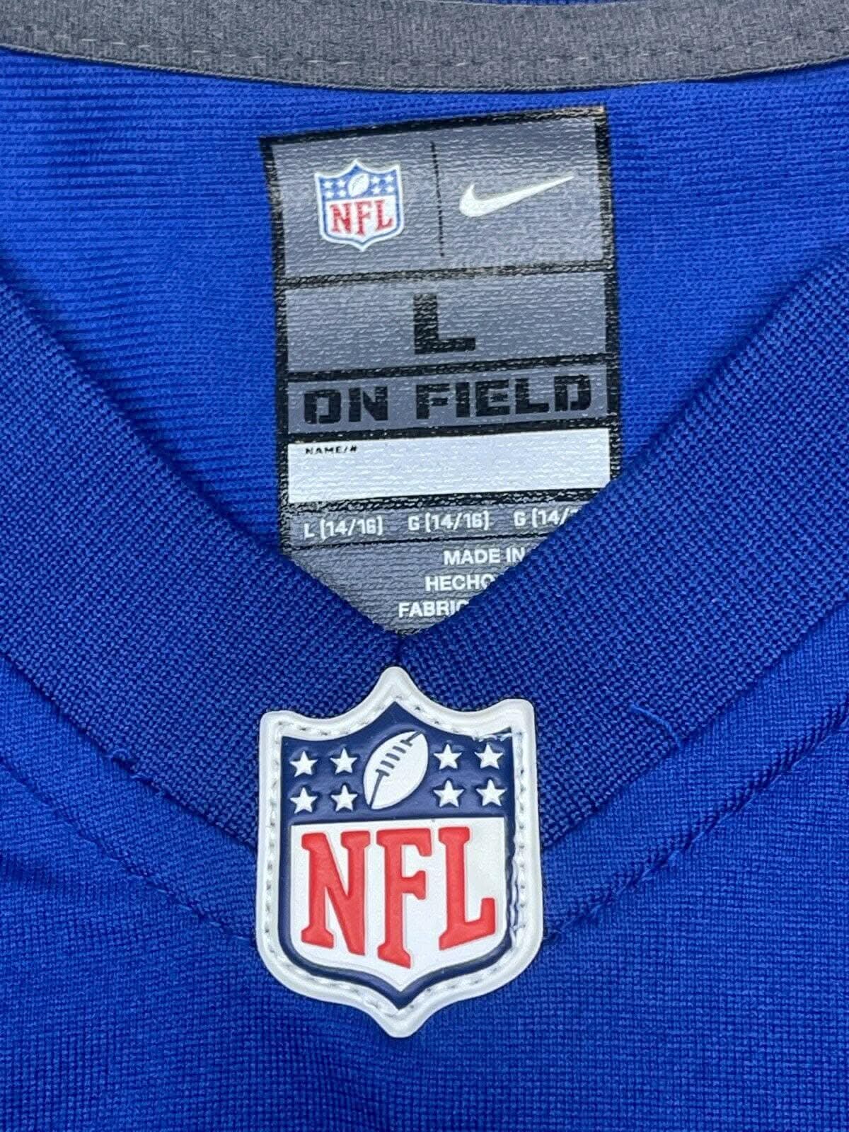 NFL New York Giants Collins #21 Game Jersey Youth Large 14-16 NWT